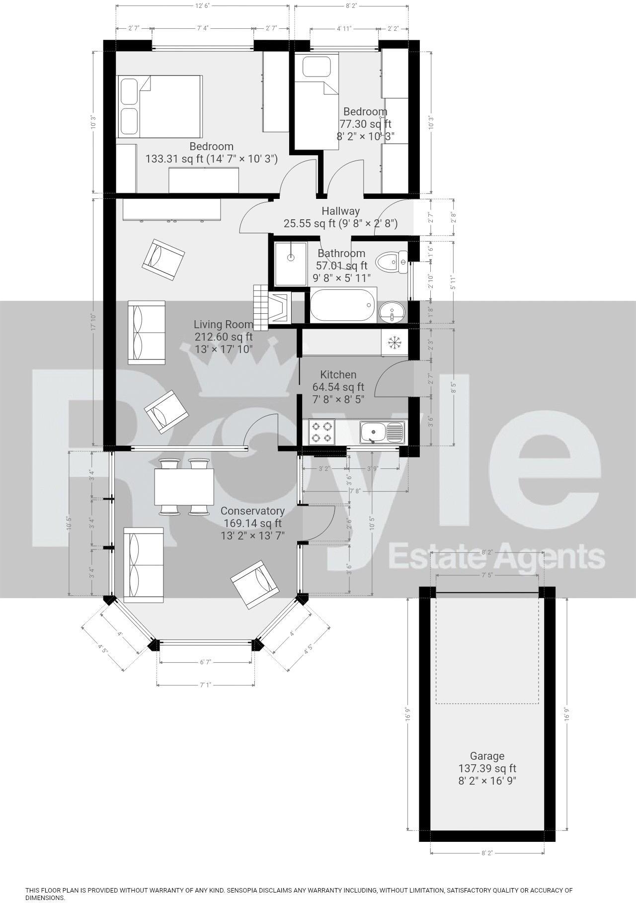 No. 84, Rutland Avenue, Poulton-le-Fylde, Lancs FY6 7SA floorplan