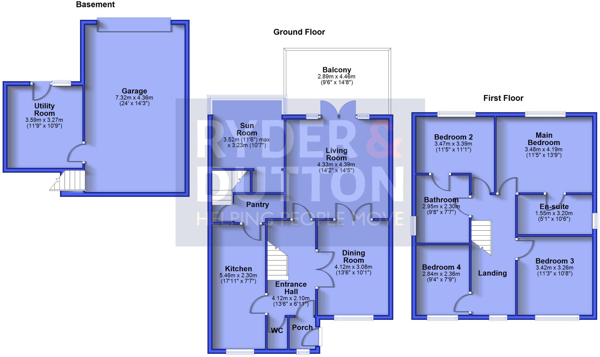 Broad Oak, Linthwaite, Huddersfield, West Yorkshire, HD7 floorplan