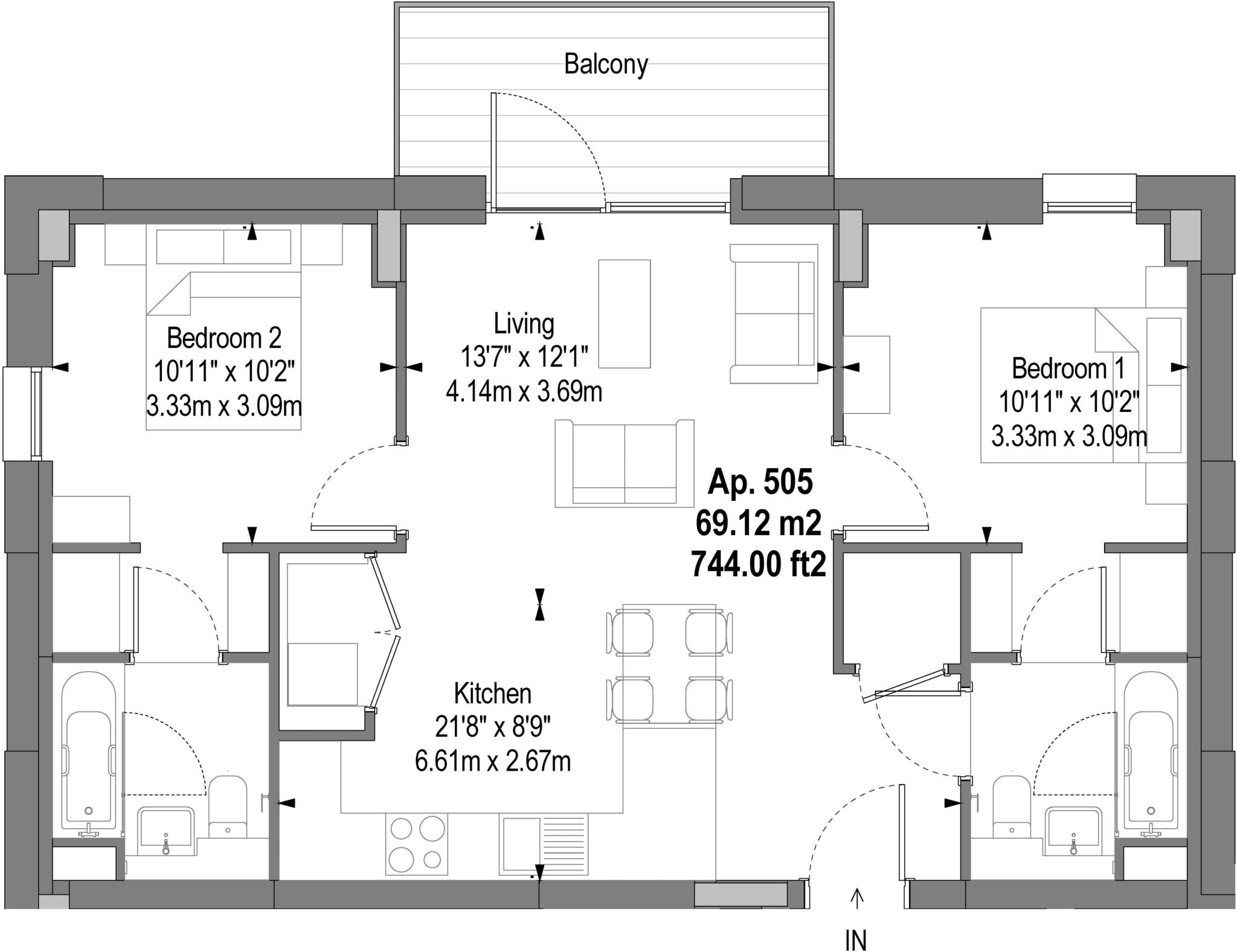 Barking Wharf Square, Barking, London IG11 floorplan