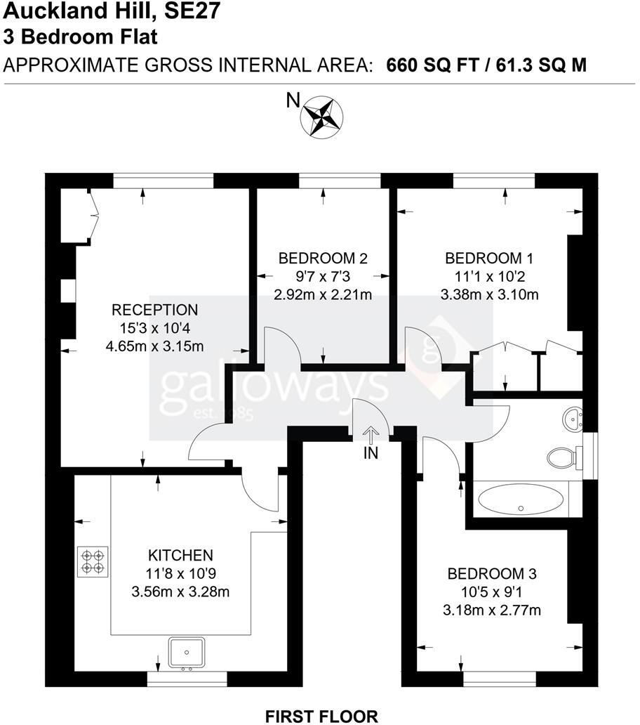 Auckland Hill, West Norwood, SE27 floorplan