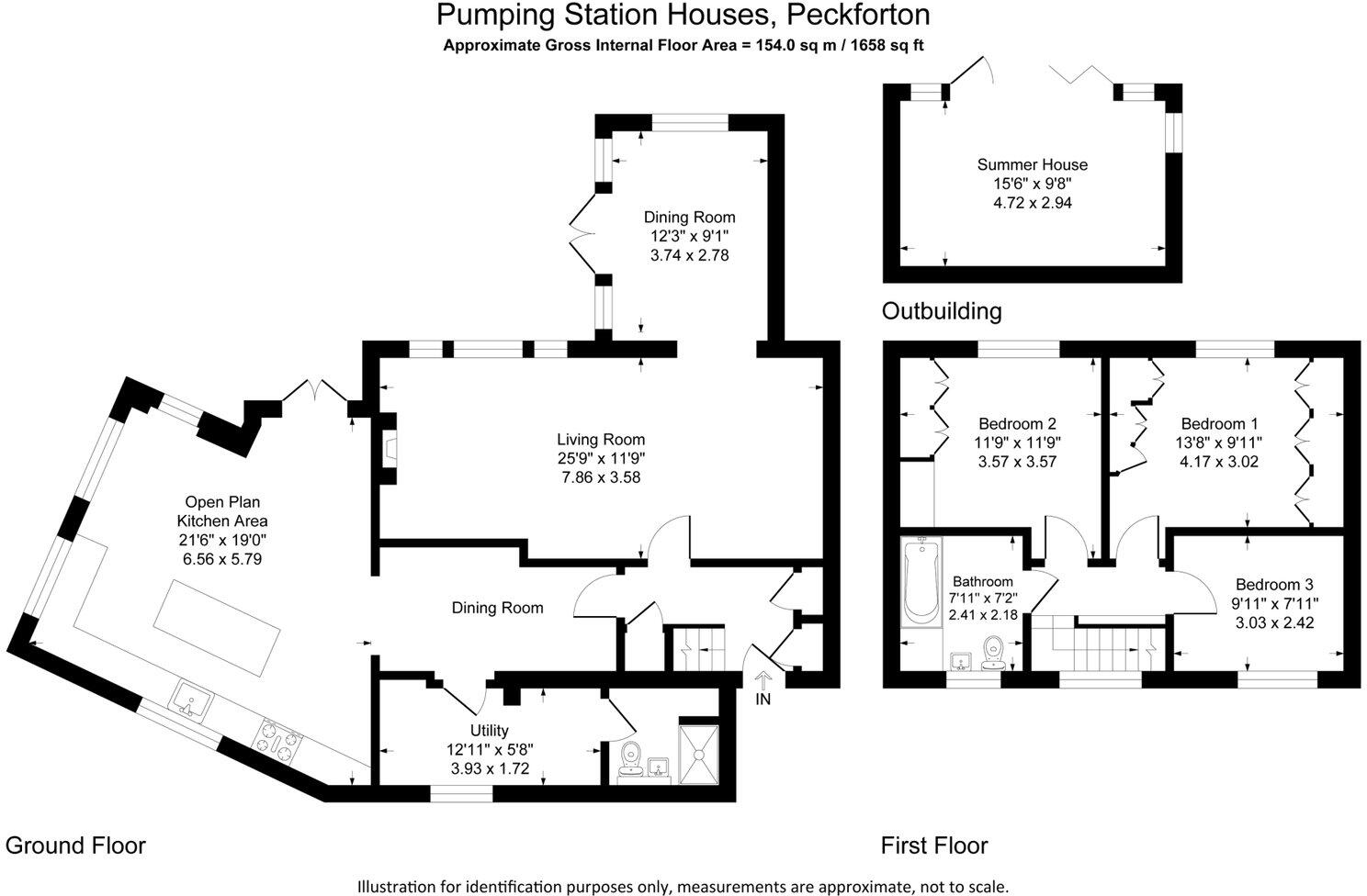 Stone House Lane,Peckforton,Tarporley,CW6 9TJ floorplan