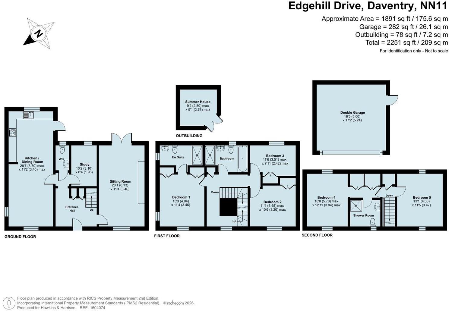 Edgehill Drive, Daventry, NN11 floorplan
