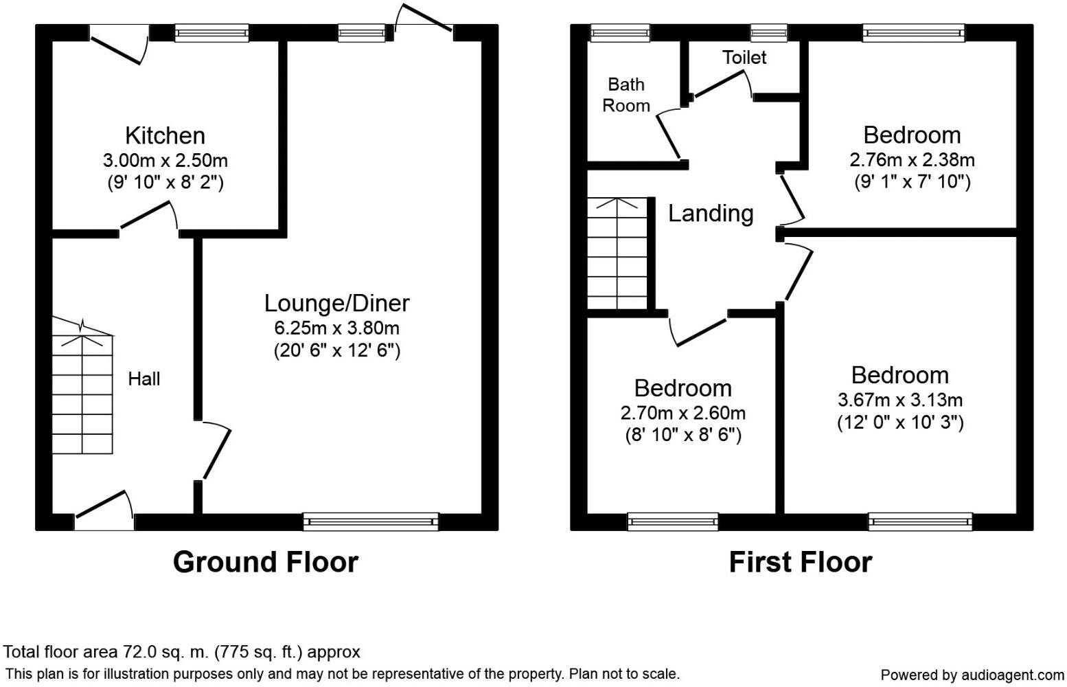 Donnini Place, Durham, DH1 floorplan