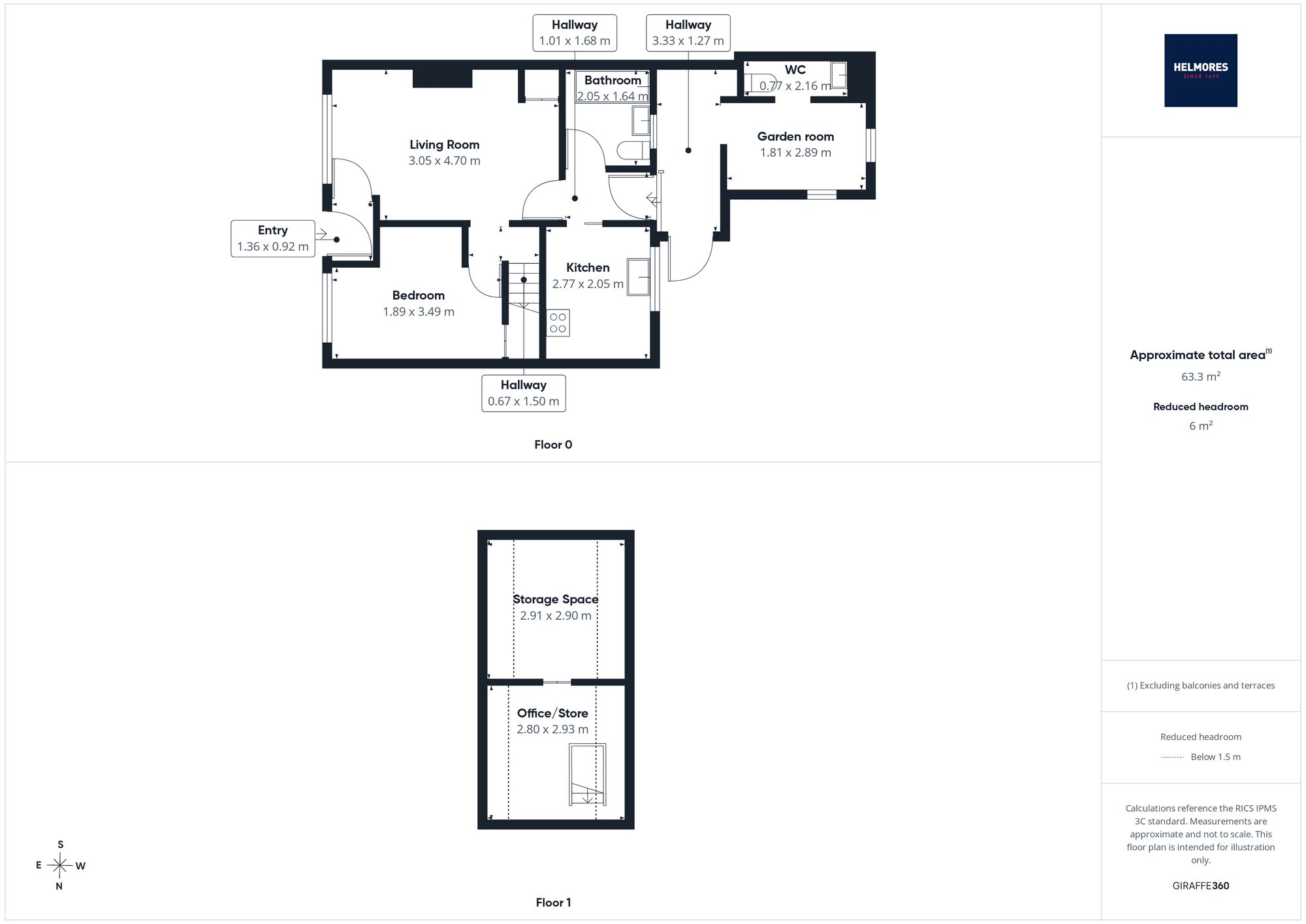 Gowmans Terrace, North Tawton, EX20 floorplan