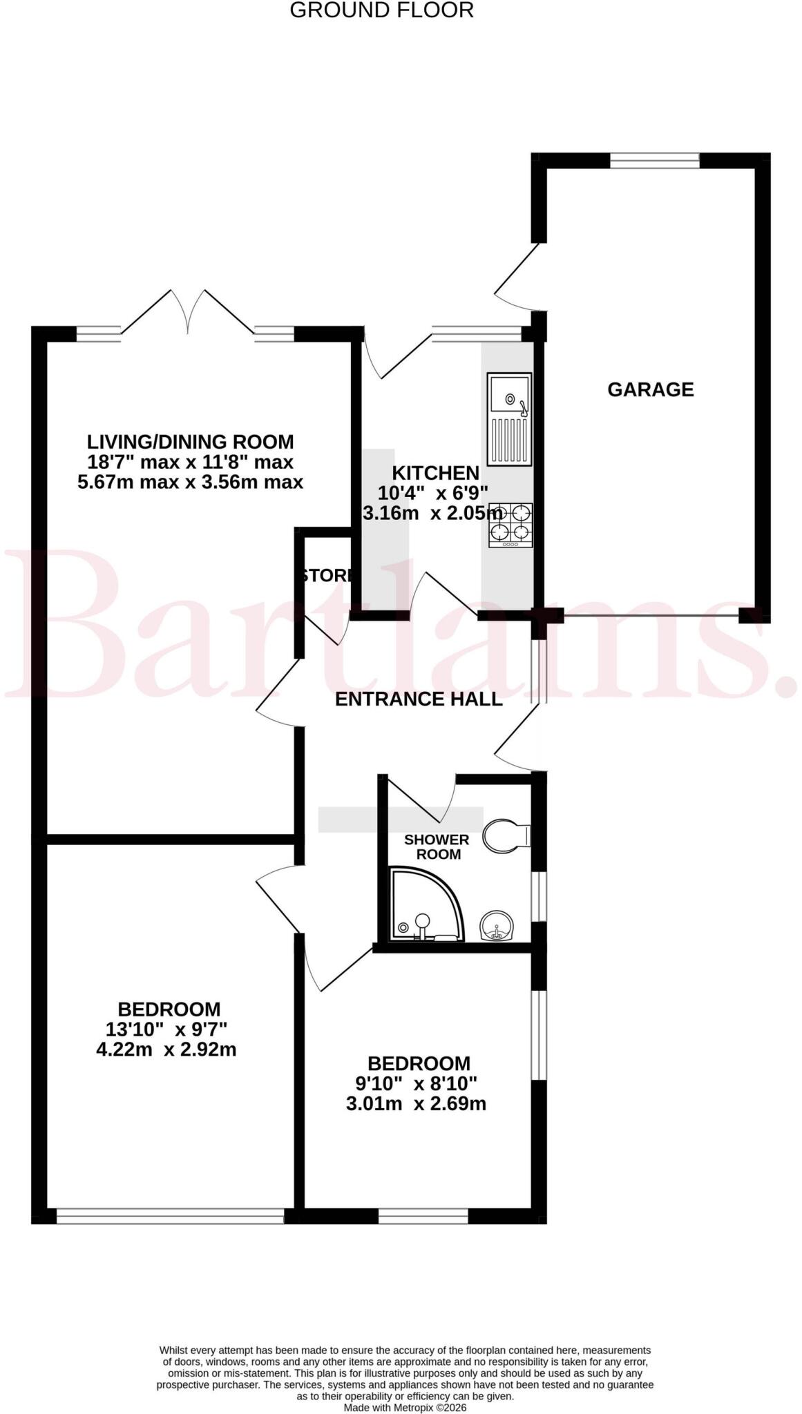 Bull Meadow Lane, Wombourne, WV5 floorplan