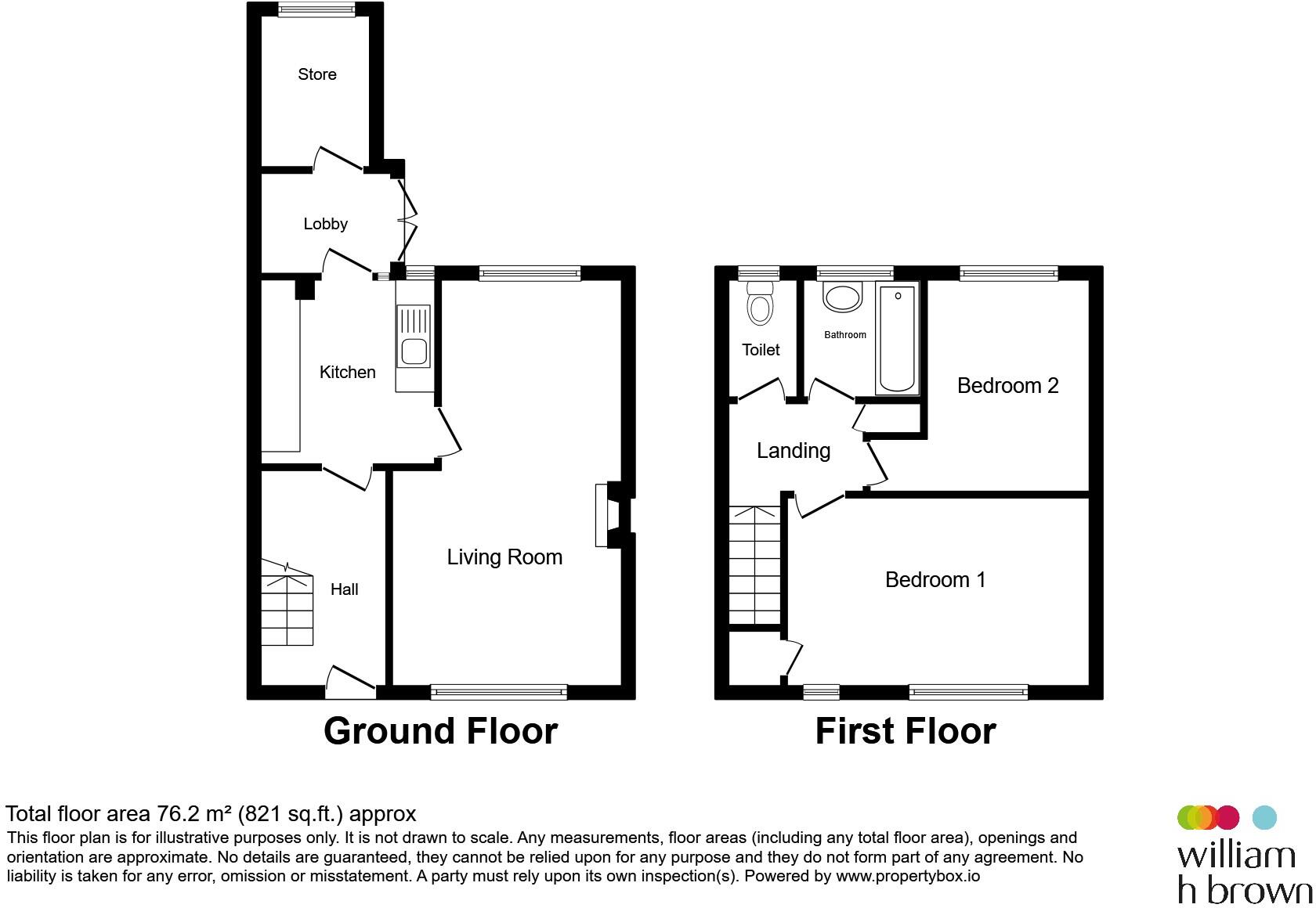 Aberford Walk, Hull floorplan