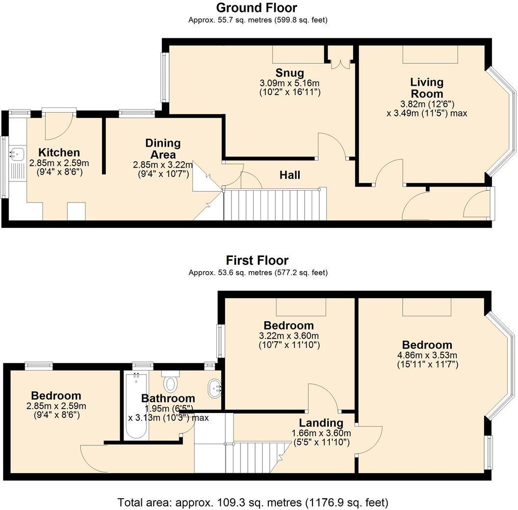 Priory Road, Knowle floorplan