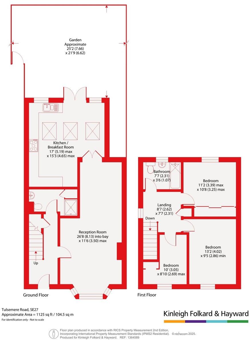 Tulsemere Road, West Norwood, London, SE27 floorplan