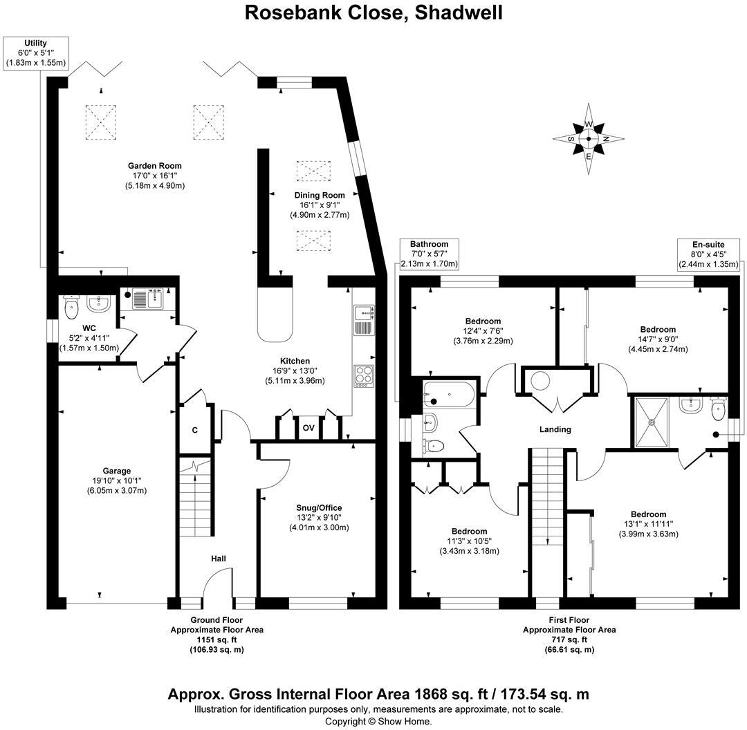 Rosebank Close, Shadwell floorplan
