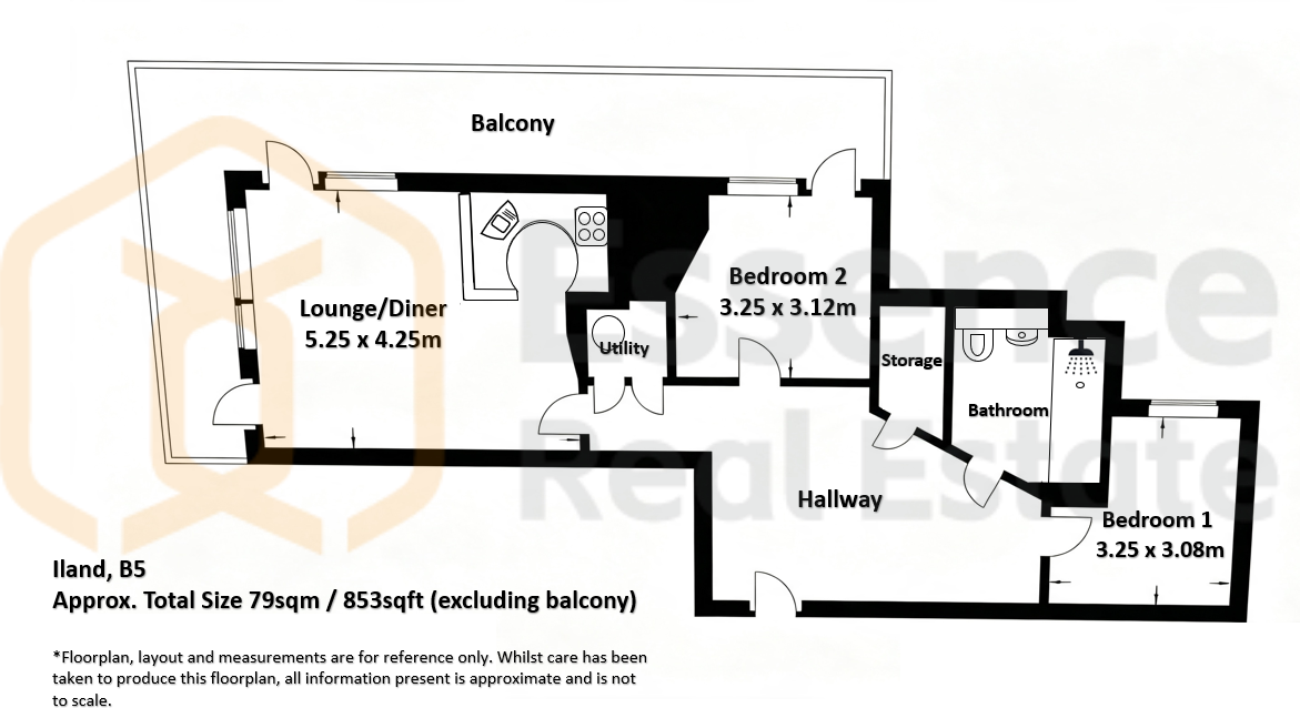 Essex Street, Birmingham floorplan