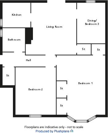 110 Trinity Avenue, Glasgow, G52 3ER floorplan