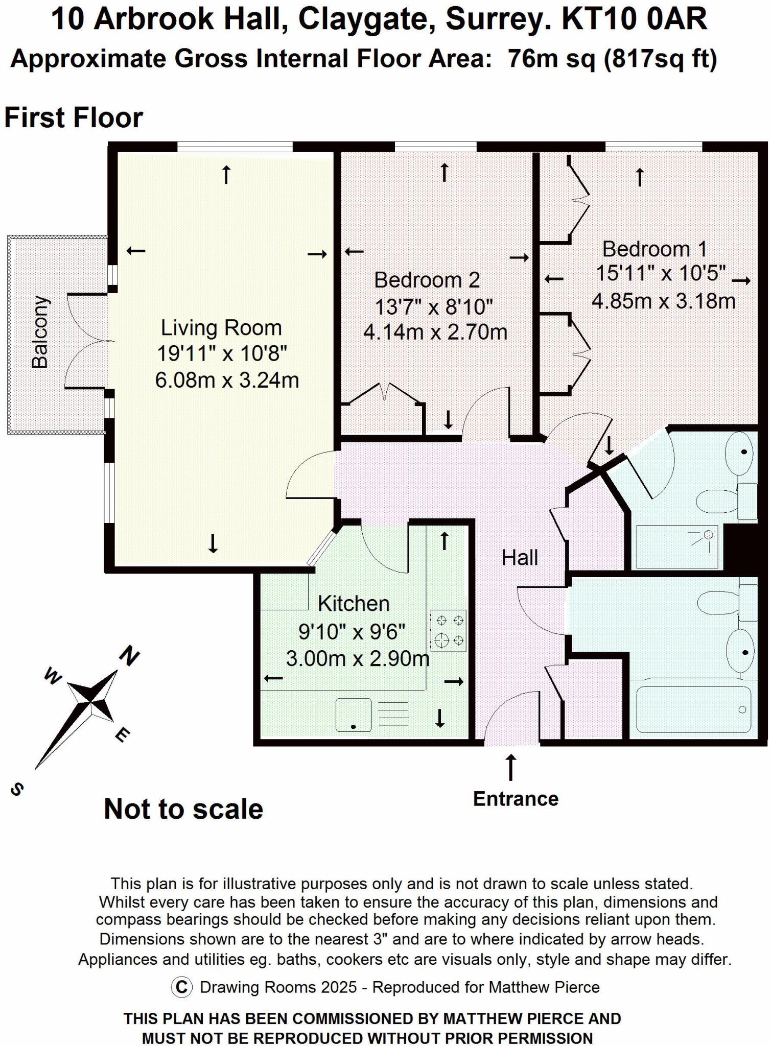 Church Road, Esher floorplan