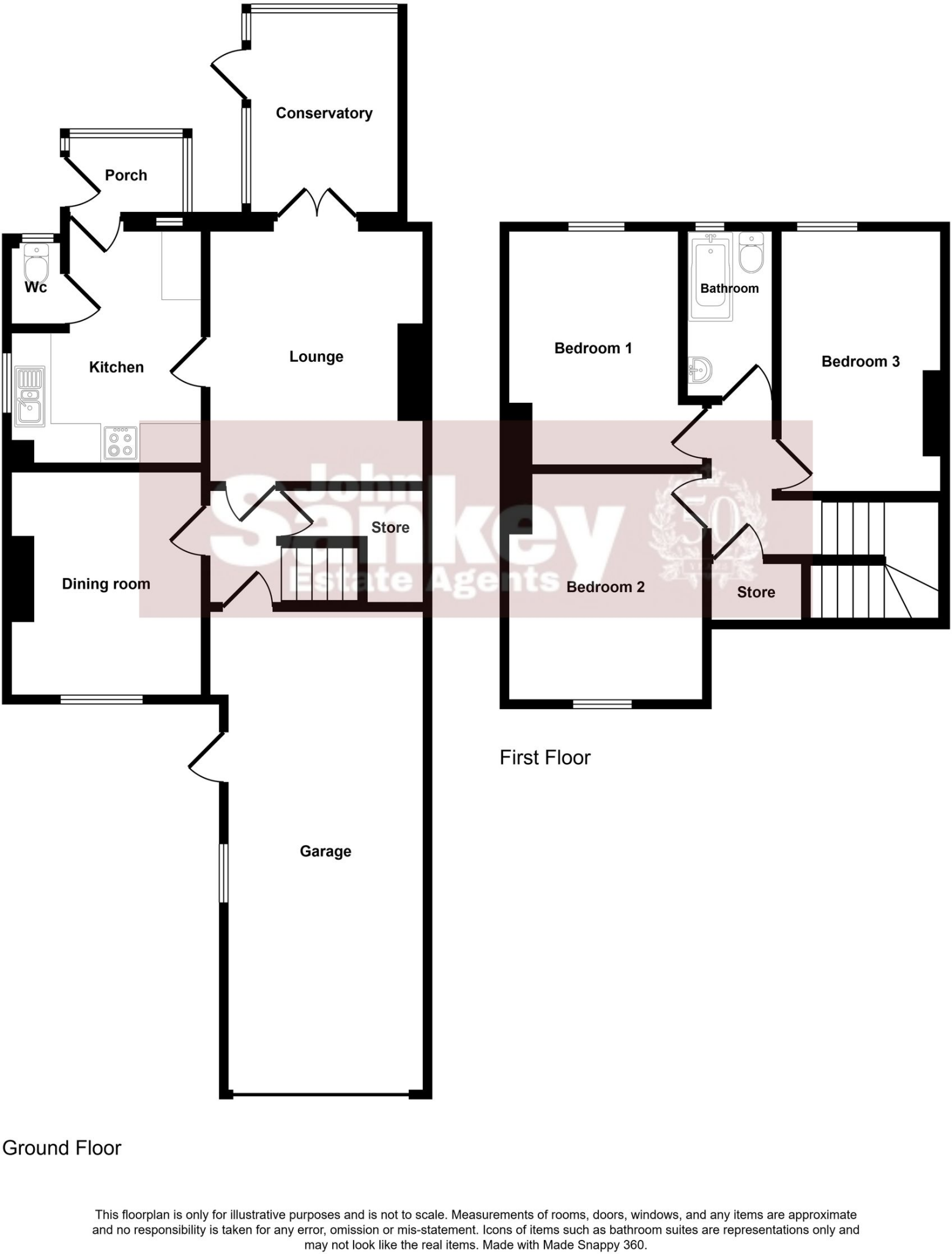 New Terrace, Pleasley, NG19 floorplan