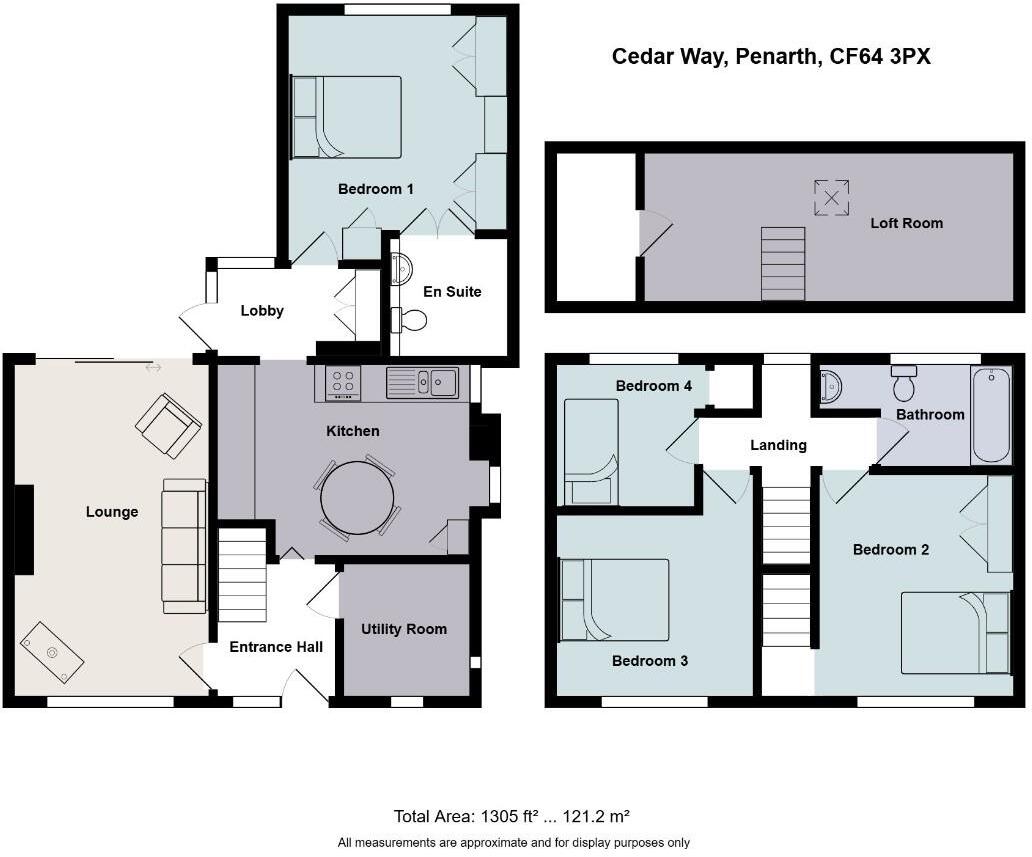 Cedar Way, Penarth floorplan
