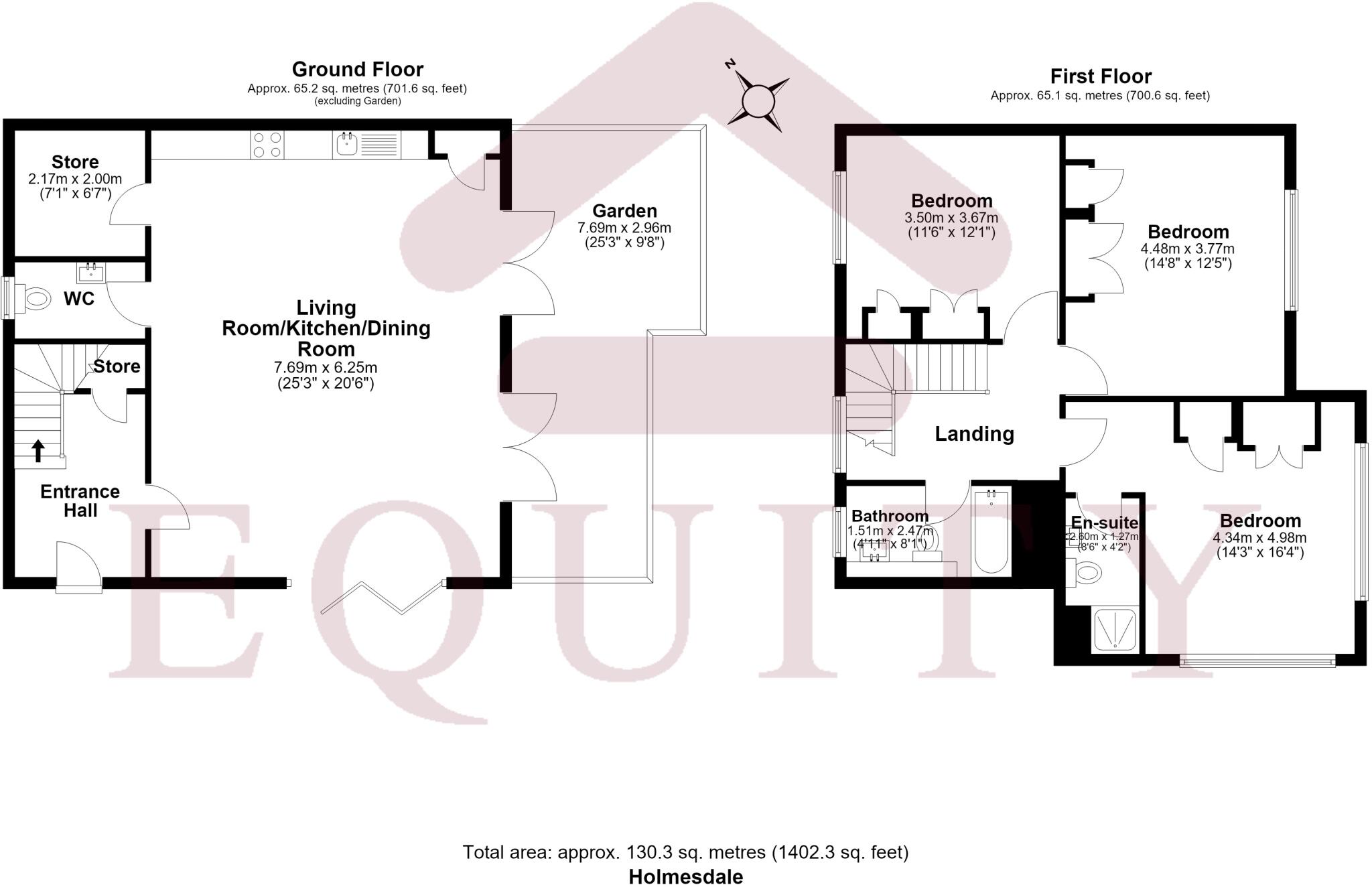 Holmesdale, Waltham Cross, EN8 floorplan