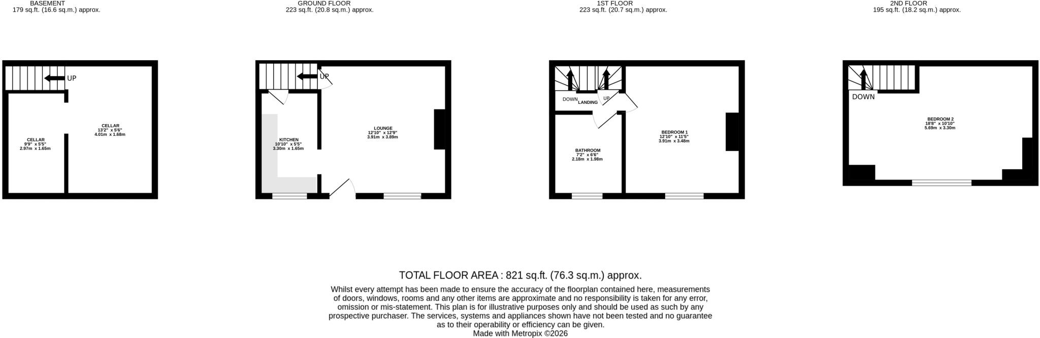 Arley Terrace, Leeds, West Yorkshire, LS12 floorplan
