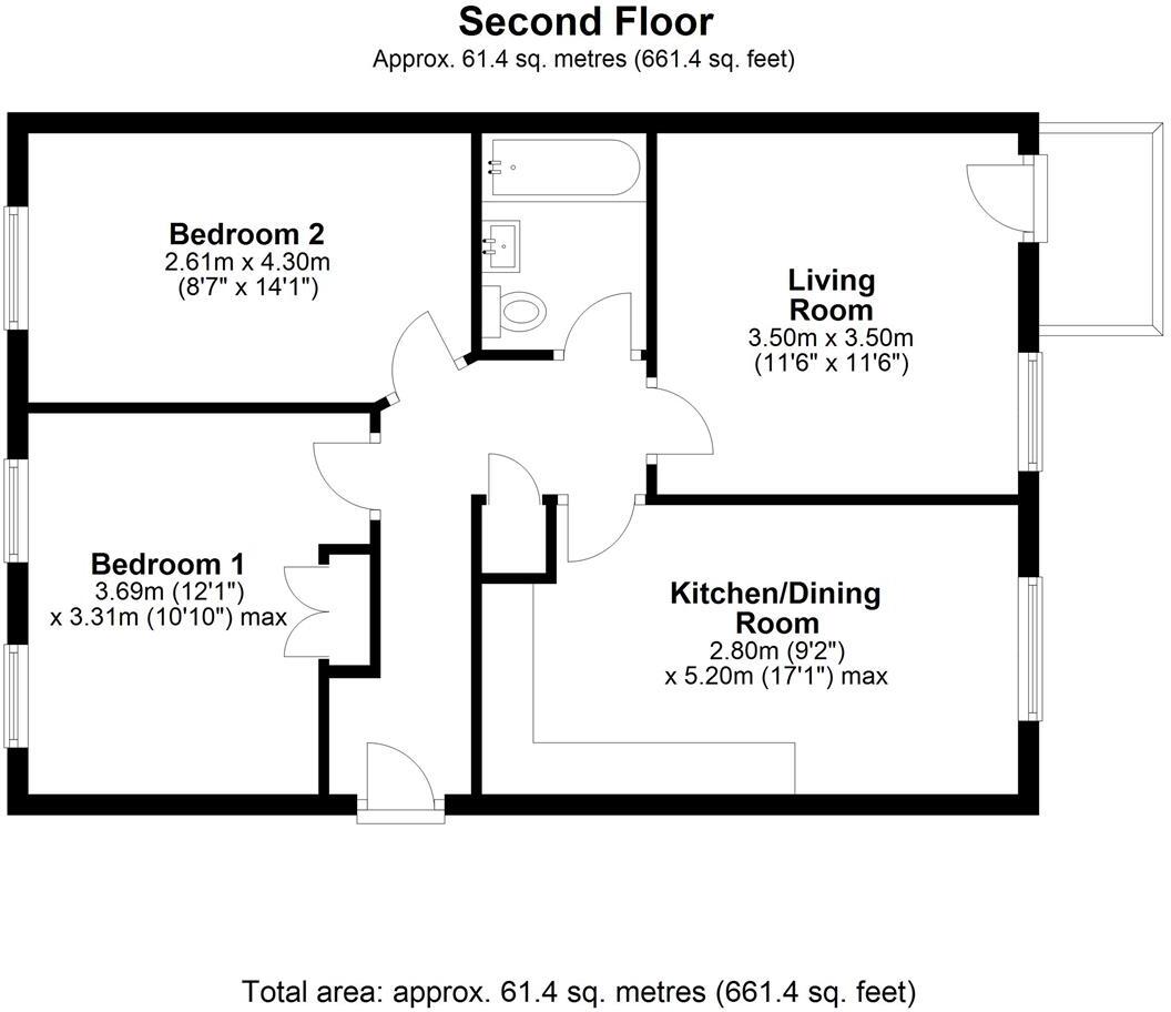 Belgravia Court, Abbey Foregate, Shrewsbury floorplan