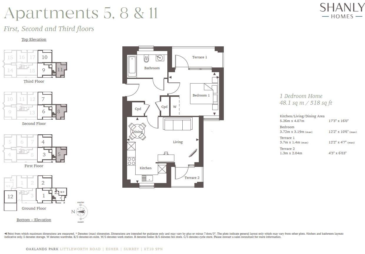 Willowside House, Oaklands Park, Esher floorplan