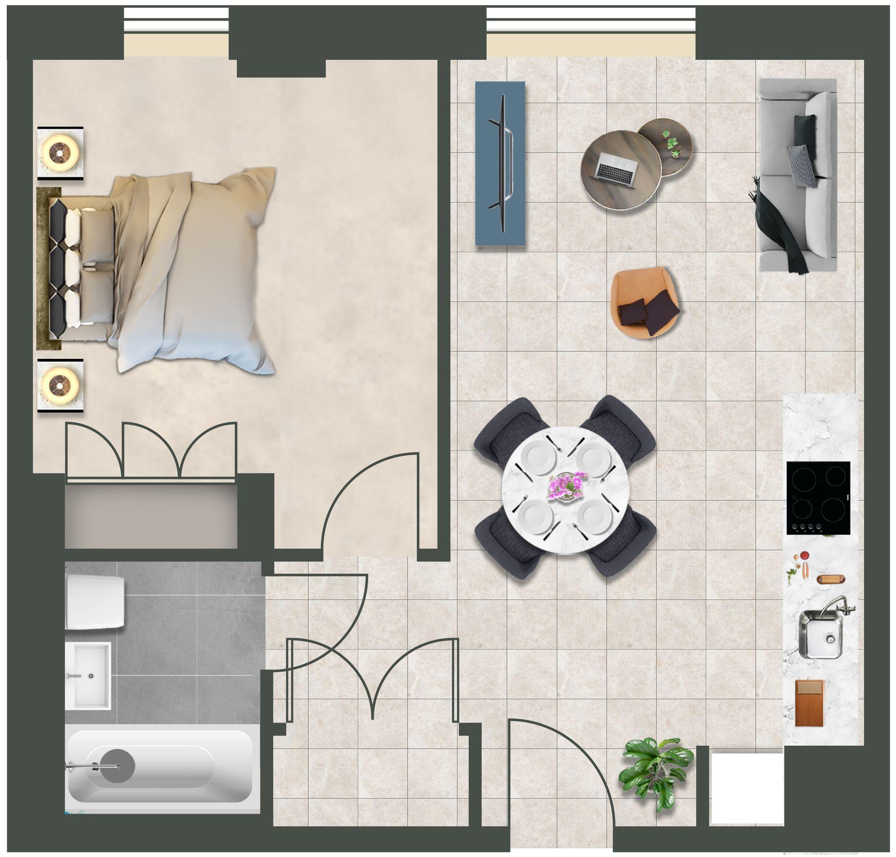 The Mcewan, 2 Drysdale Gait, EH3 floorplan
