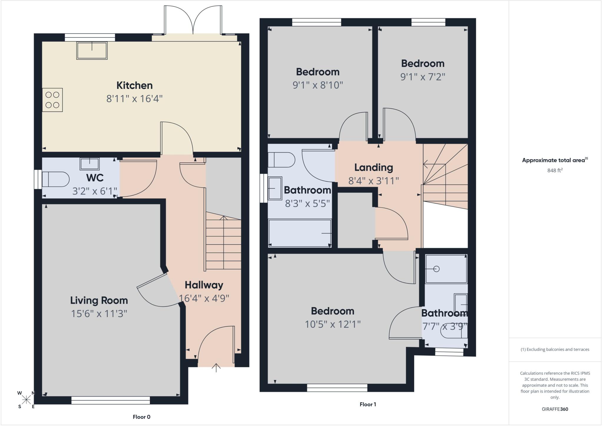 Hadrian Way, Houghton, CA3 floorplan