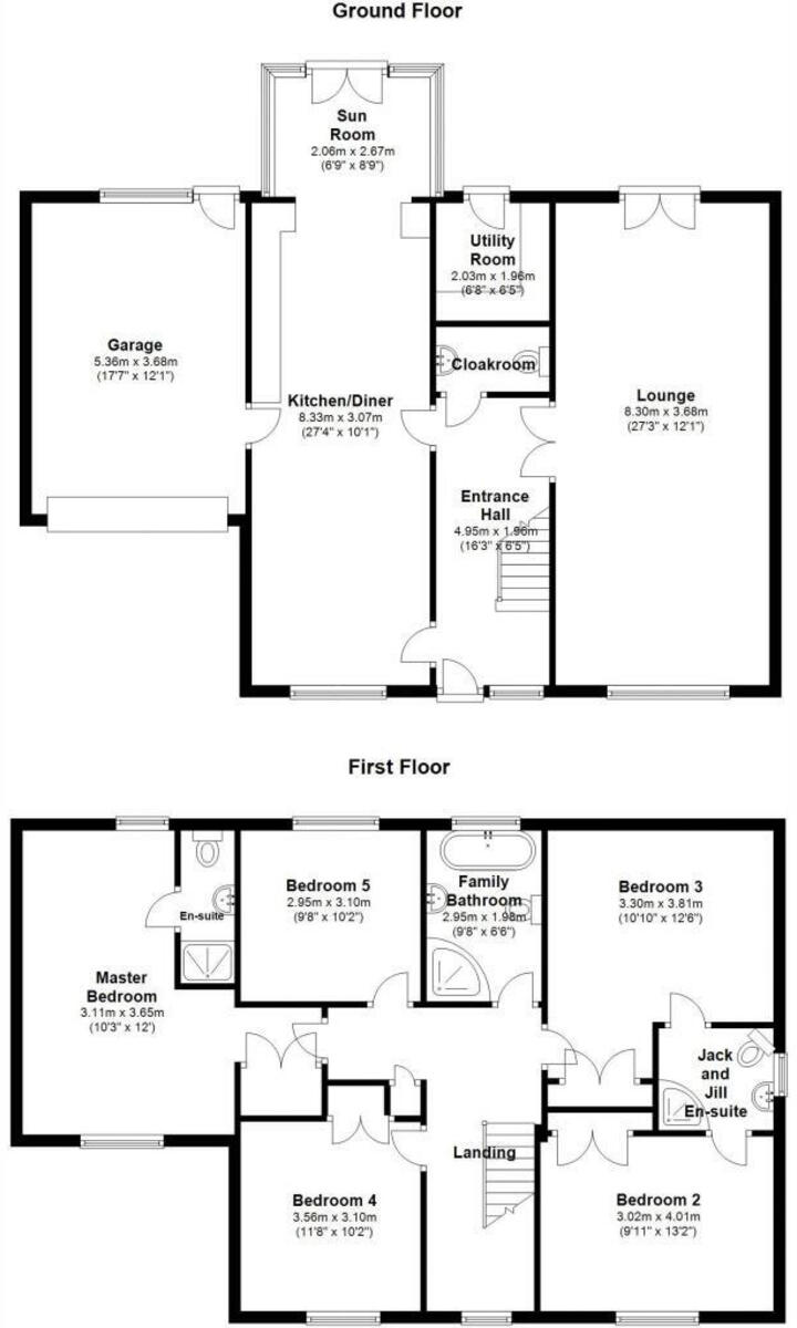 Hillcrest, Bridgend, CF31 floorplan