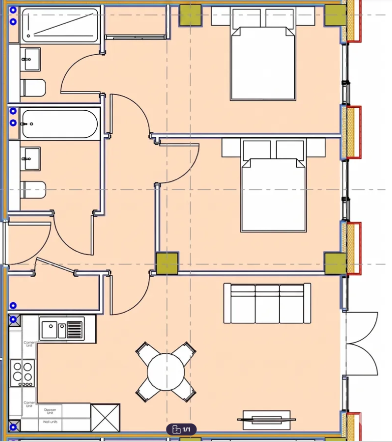 Birmingham, B5 floorplan