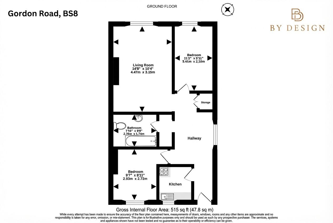 Gordon Road, Clifton, Bristol, BS8 floorplan
