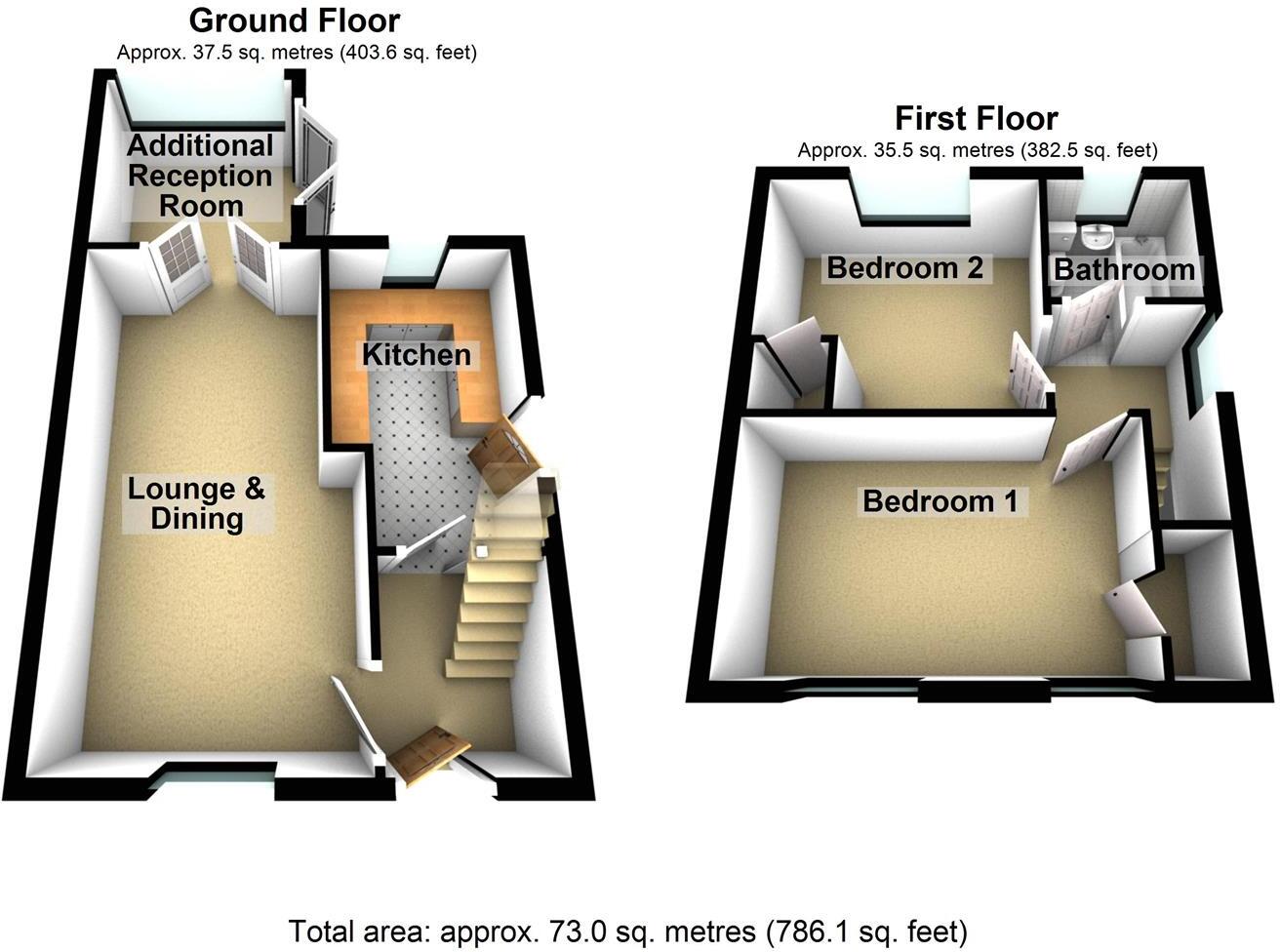 Heol Bryniog, Coedpoeth, Wrexham floorplan