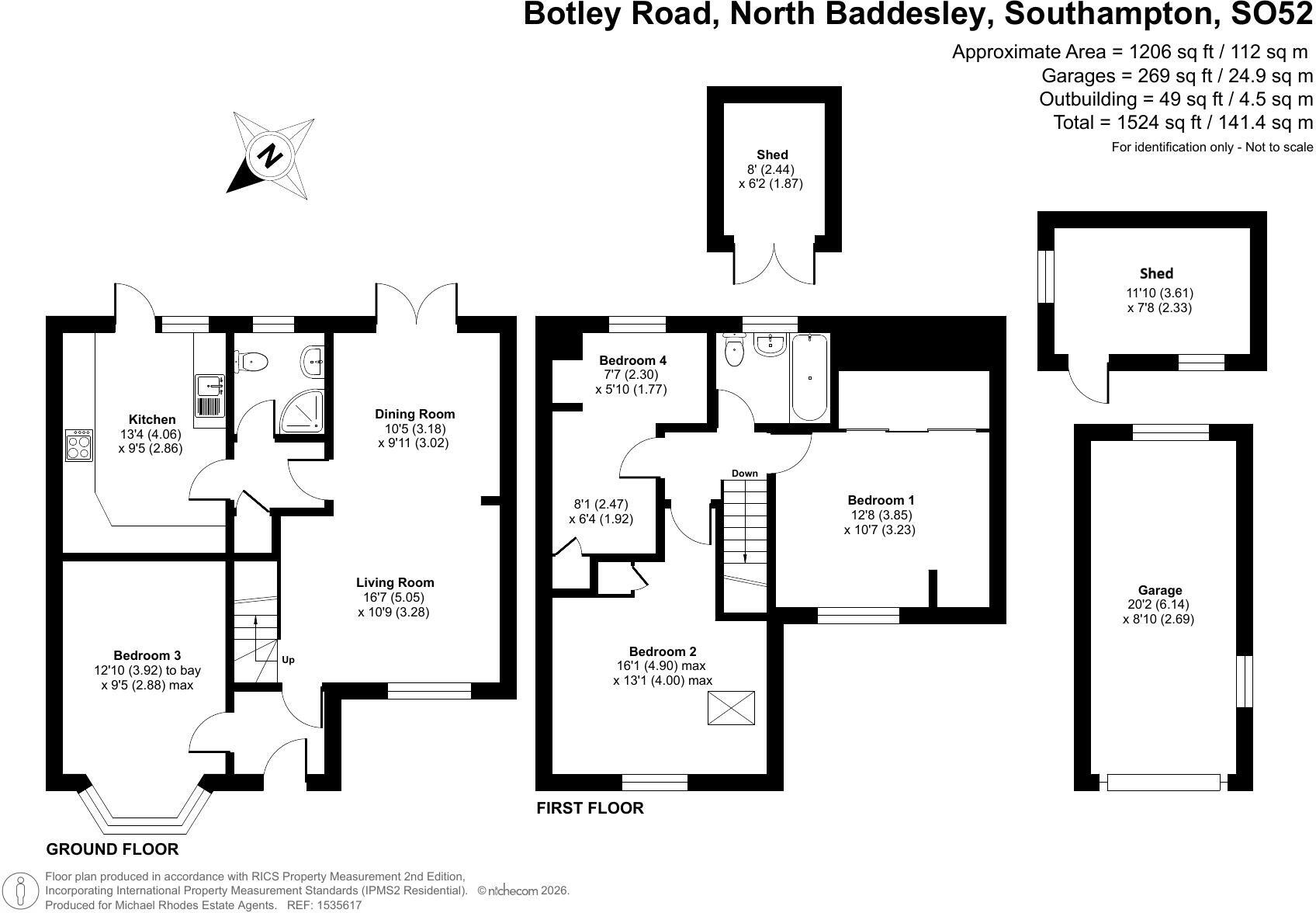 Botley Road, North Baddesley, Southampton, Hampshire floorplan