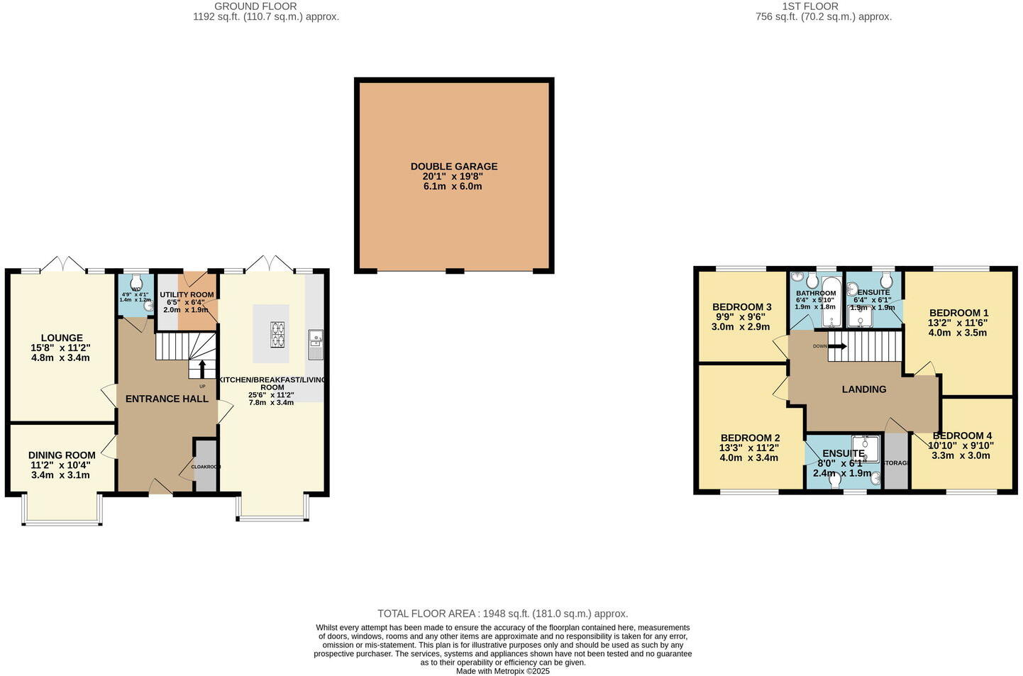 Morgan Mews, Lichfield, WS13 8WN floorplan