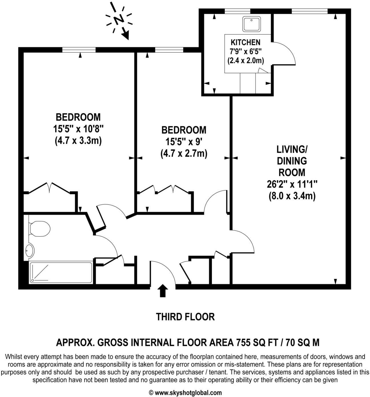 Golden Court, Isleworth floorplan