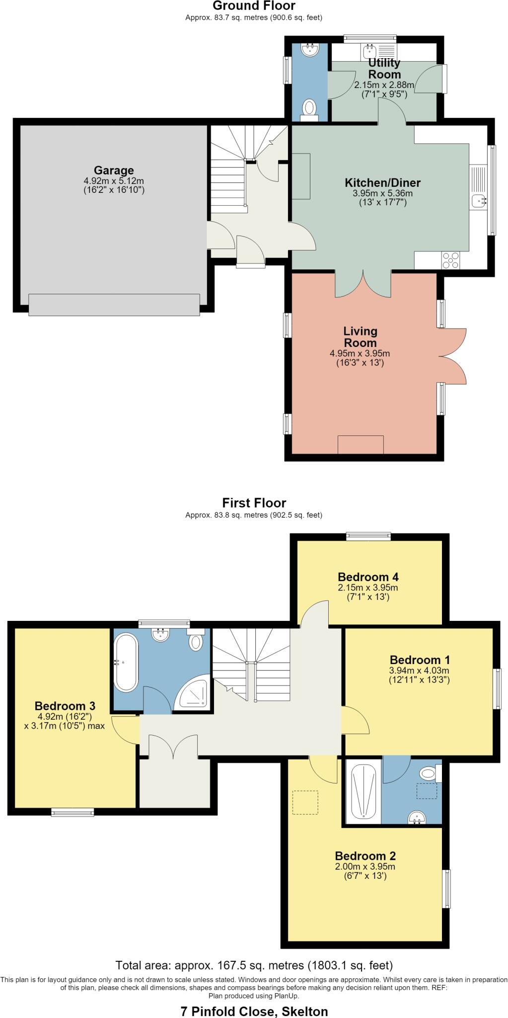 7 Pinfold Close, Skelton floorplan