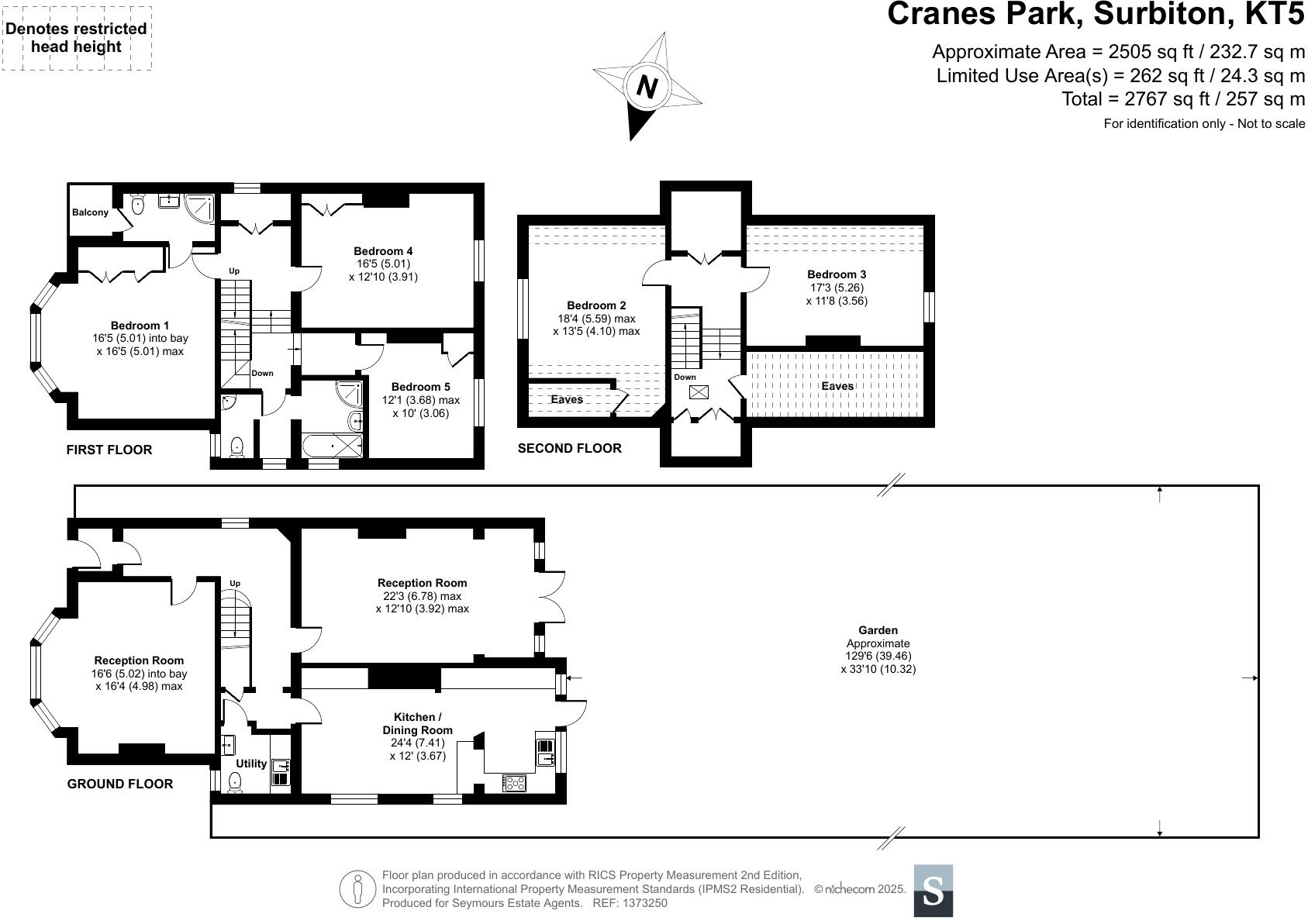 Cranes Park, Surbiton, KT5 floorplan