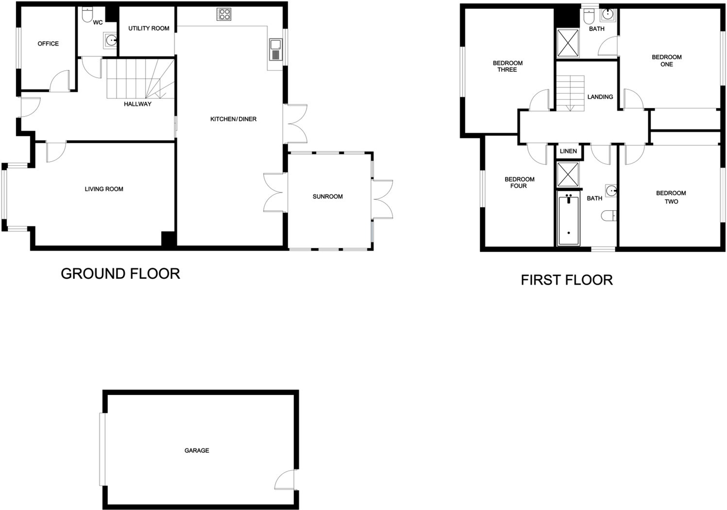 Stone Brigg Way, Northampton, Northamptonshire, NN2 8GJ floorplan