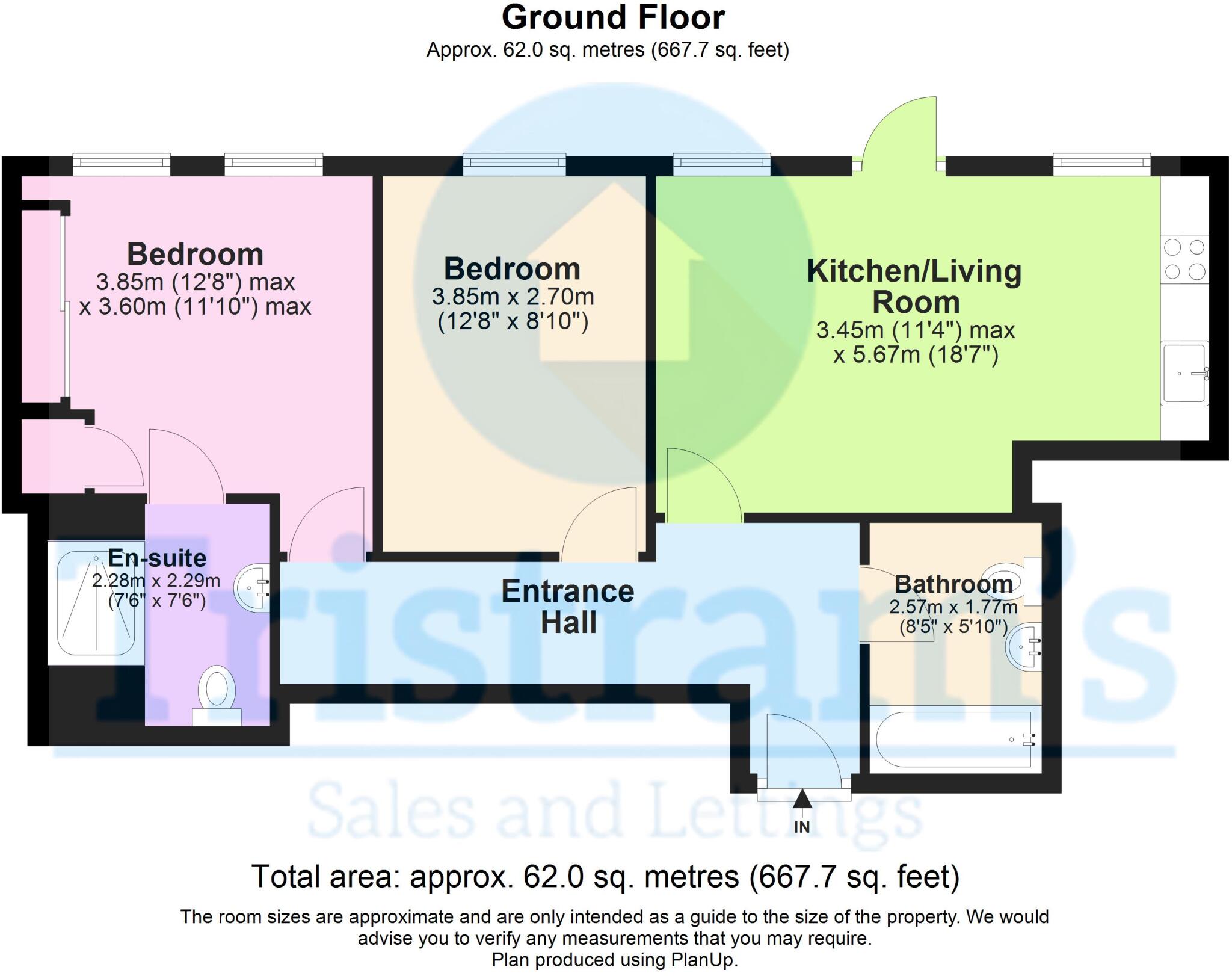 Enfield House, City Centre floorplan