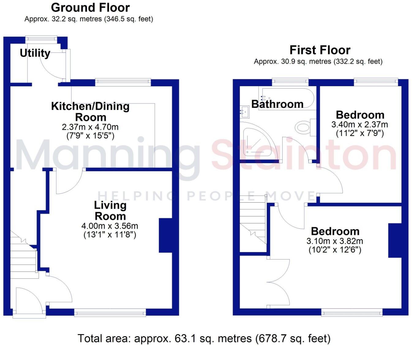 Broadway, Horsforth, Leeds, West Yorkshire floorplan