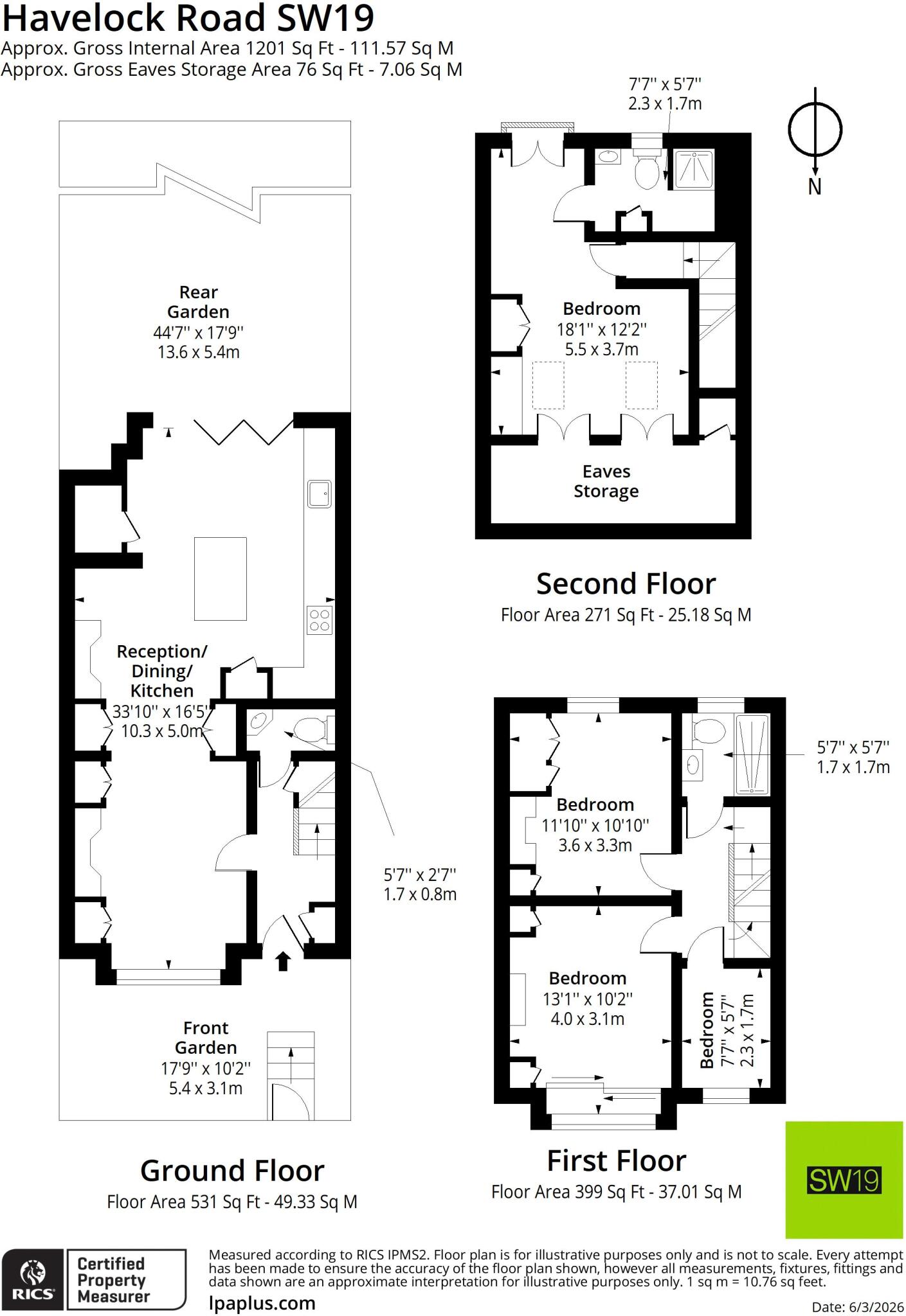 Havelock Road, London floorplan