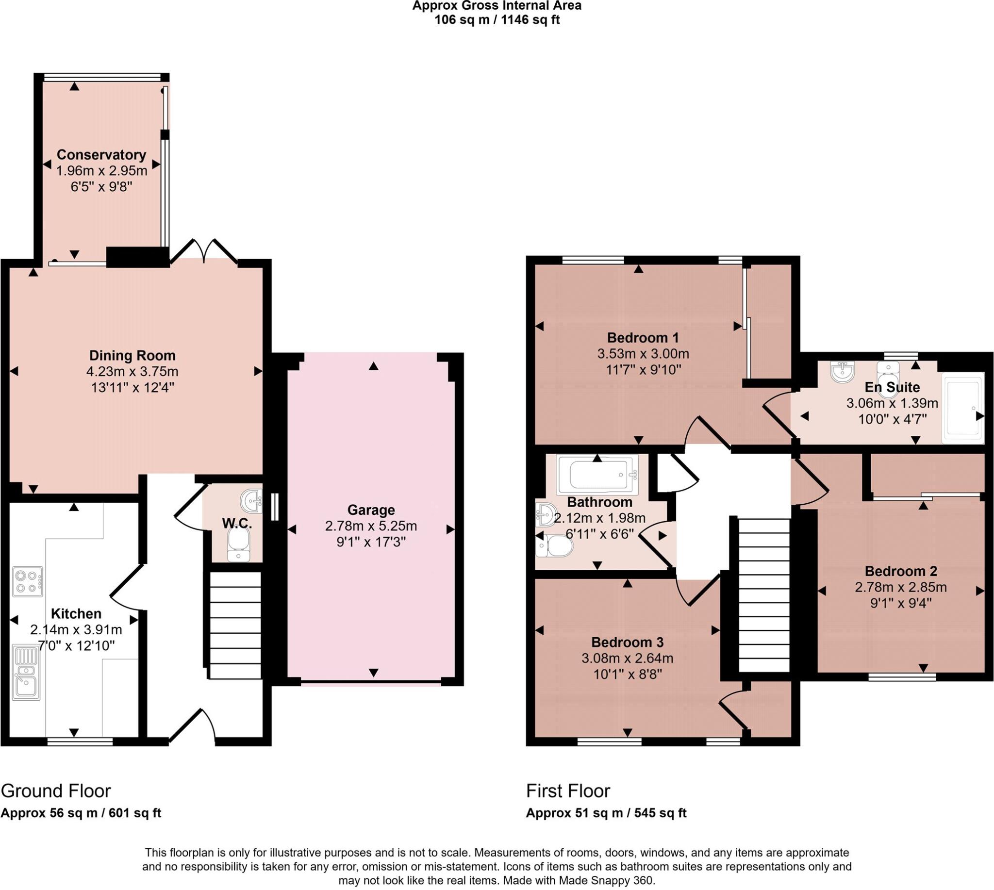 Glen Road, Loughborough, Leicestershire floorplan
