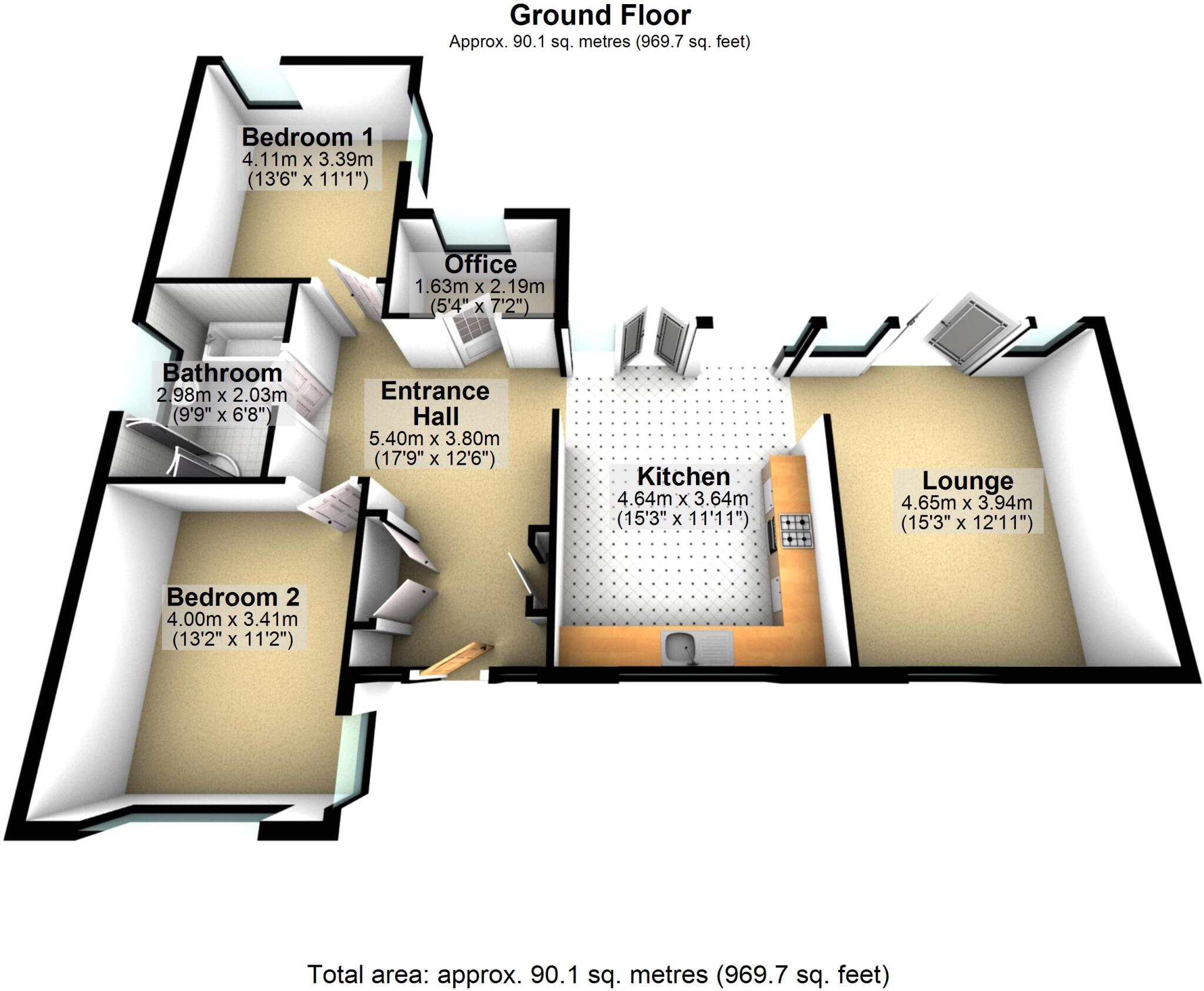 Grove Street, Beeston, Beeston, NG9 floorplan