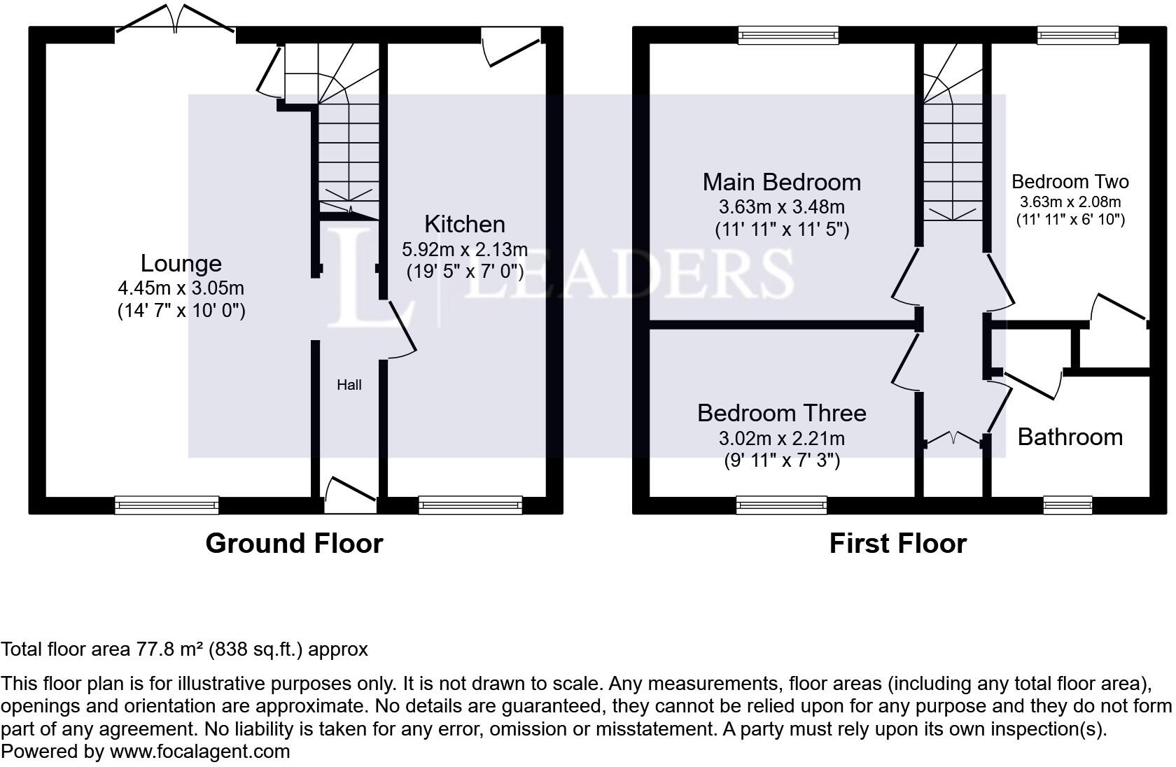 Greenside, Northampton, Northamptonshire, NN3 floorplan