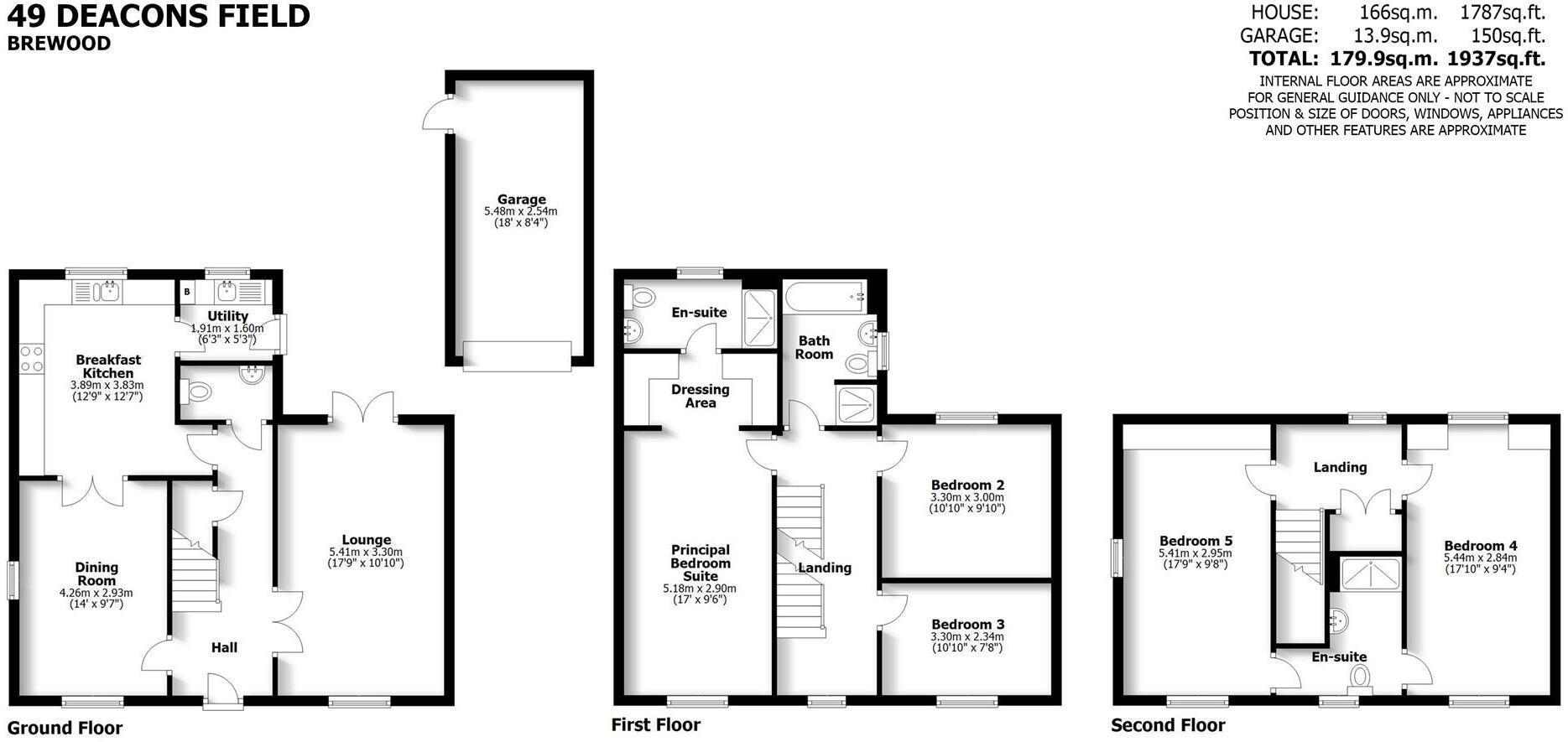 49 Deacons Field, Brewood, Stafford, ST19 9GA floorplan