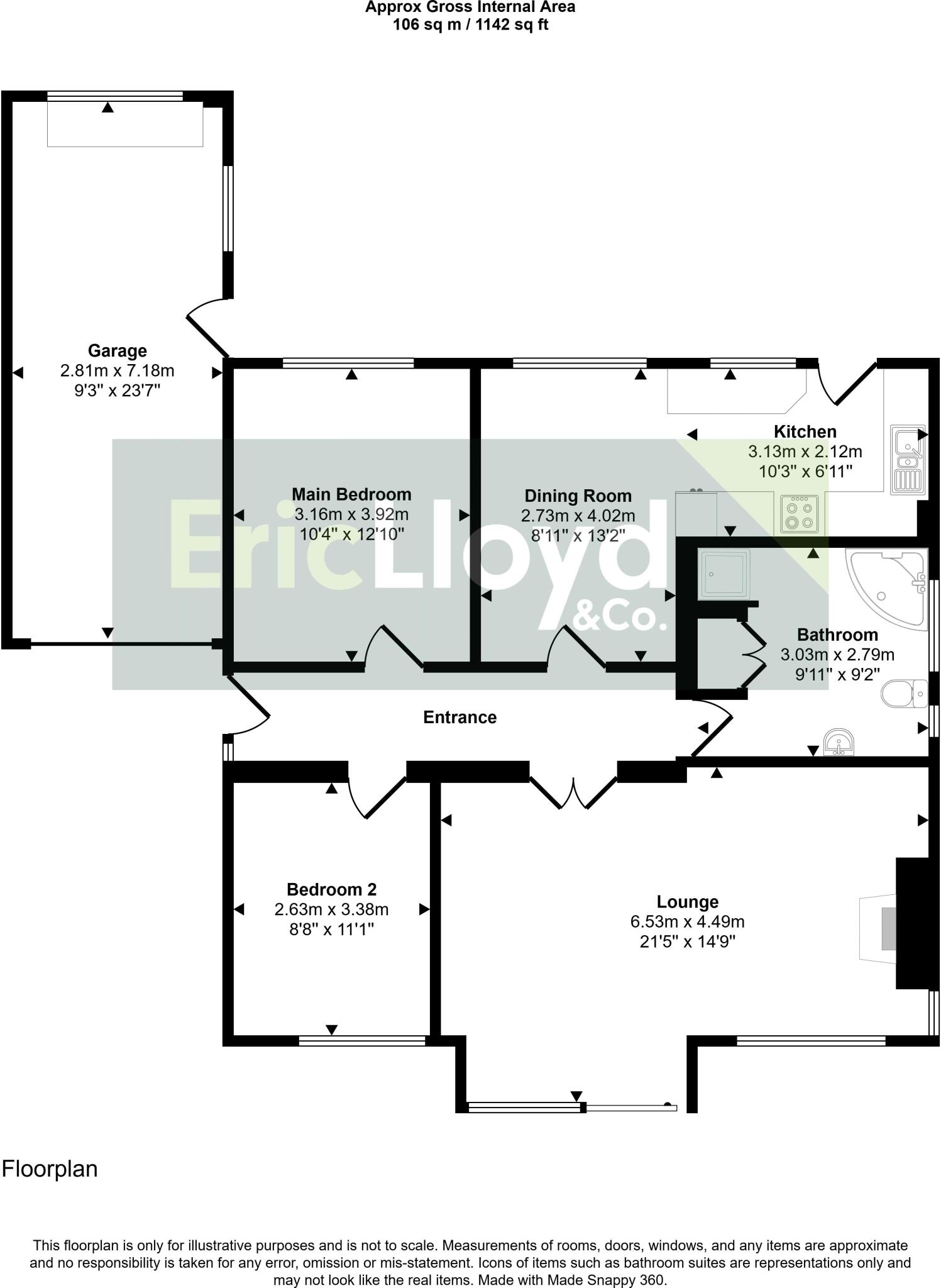 Rydons Brixham floorplan