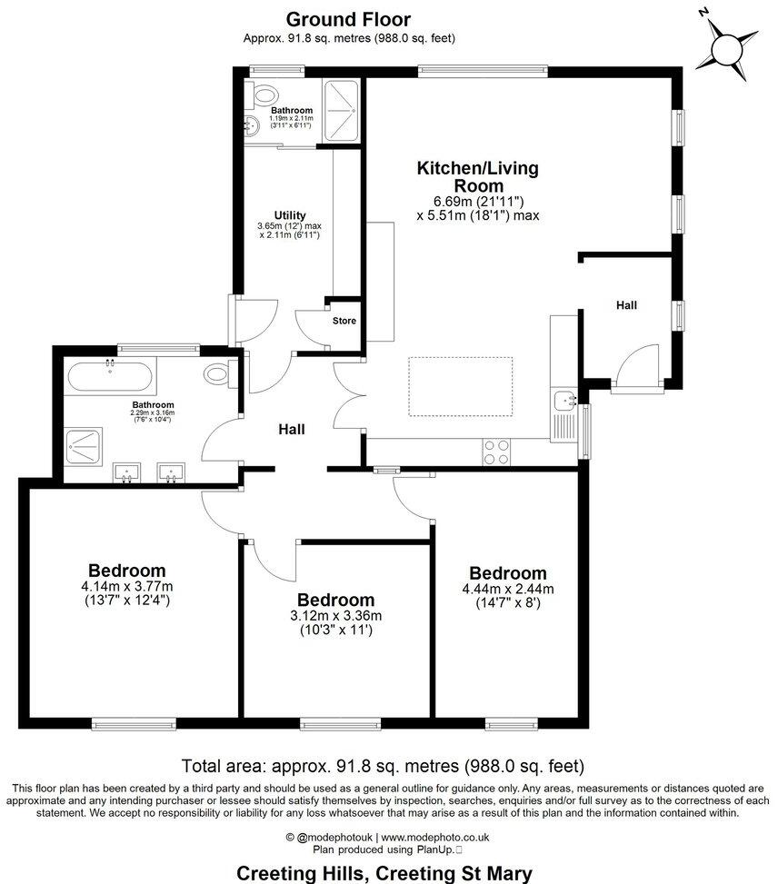  Creeting St Mary, Ipswich, IP6 floorplan