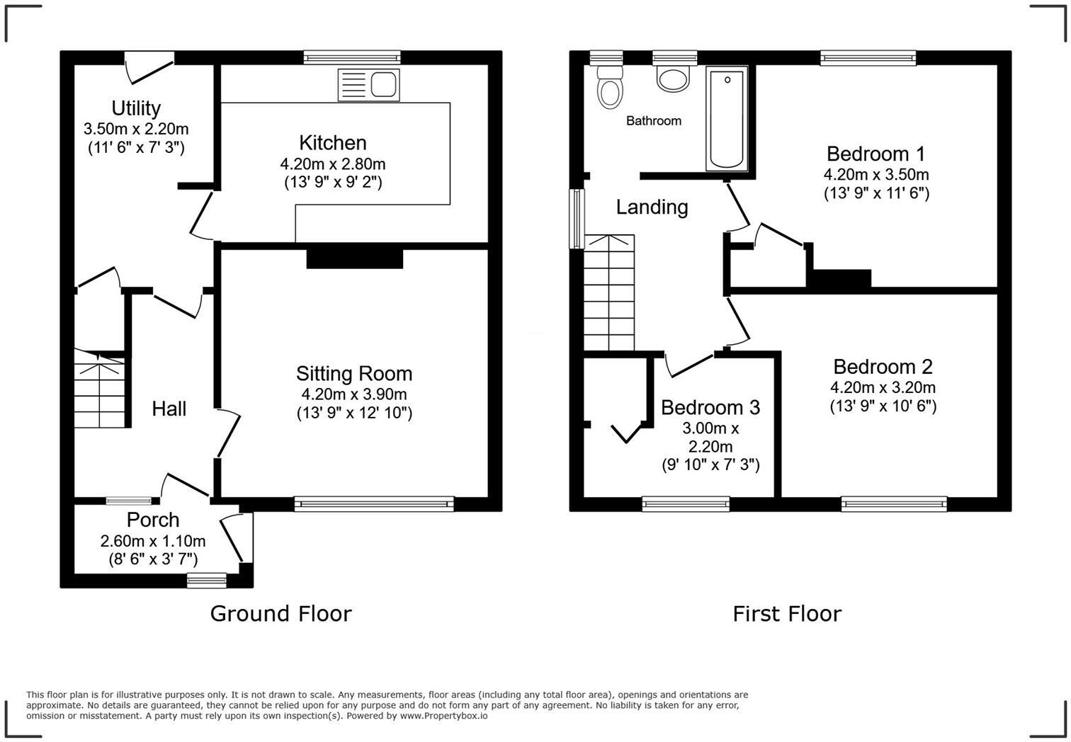 Farm Hill Road, Bradford, BD10 8BY floorplan