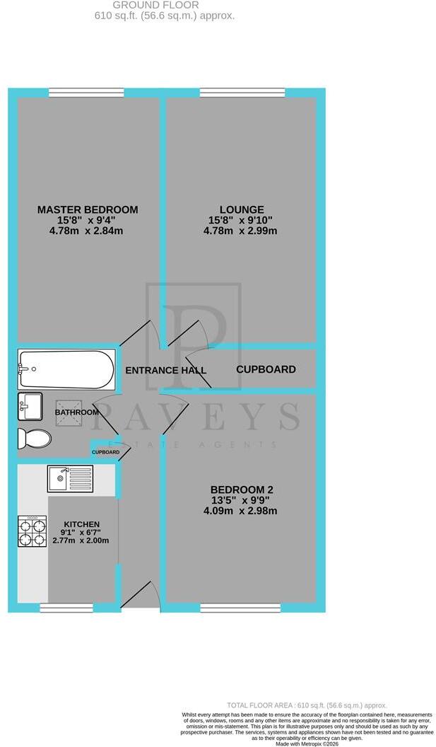 Connaught Avenue, Frinton on Sea floorplan