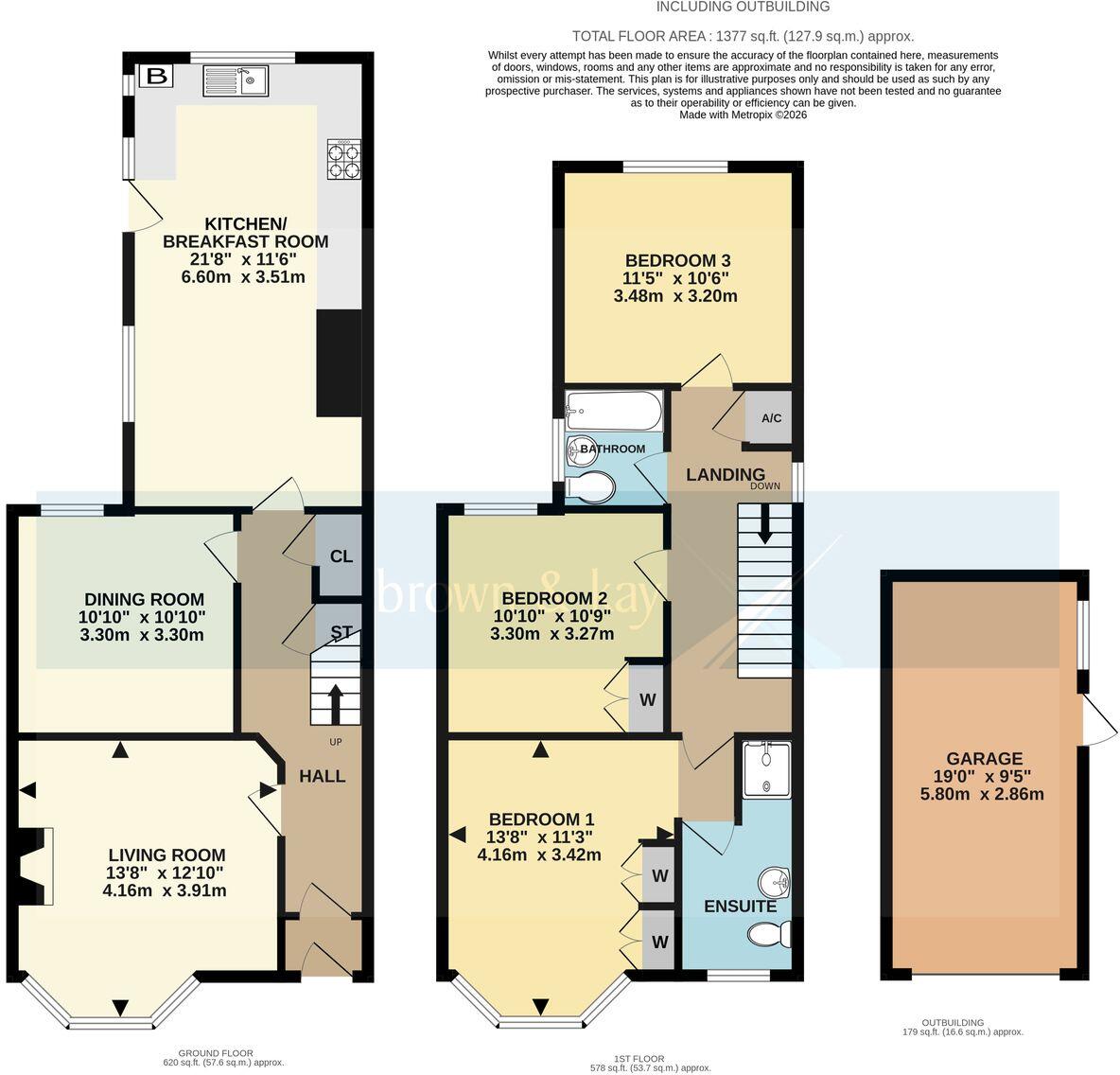 Cranbrook Road, PARKSTONE, Poole, BH12 floorplan