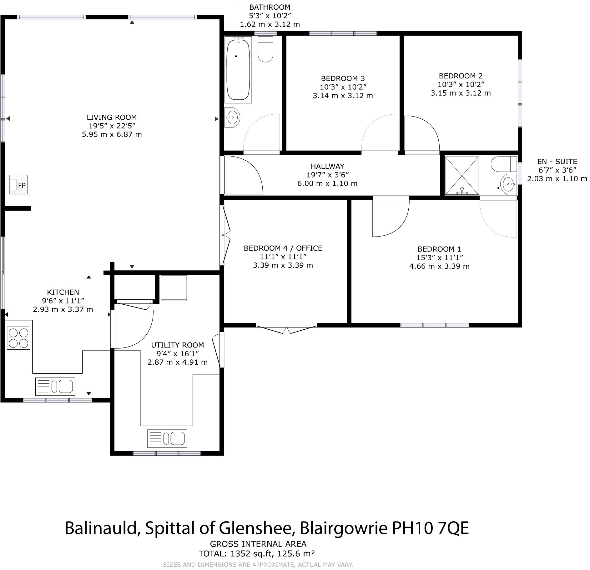 Balinauld, Glenshee, Blairgowrie, Perth and Kinross, PH10 floorplan
