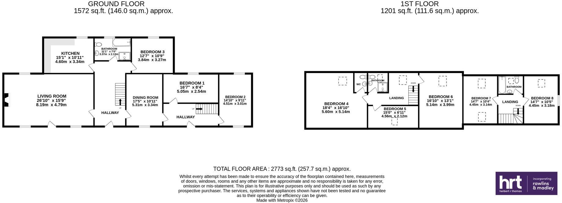 Penyrheol (8 bed house) Ystradgynlais, Swansea, SA9 2QH floorplan