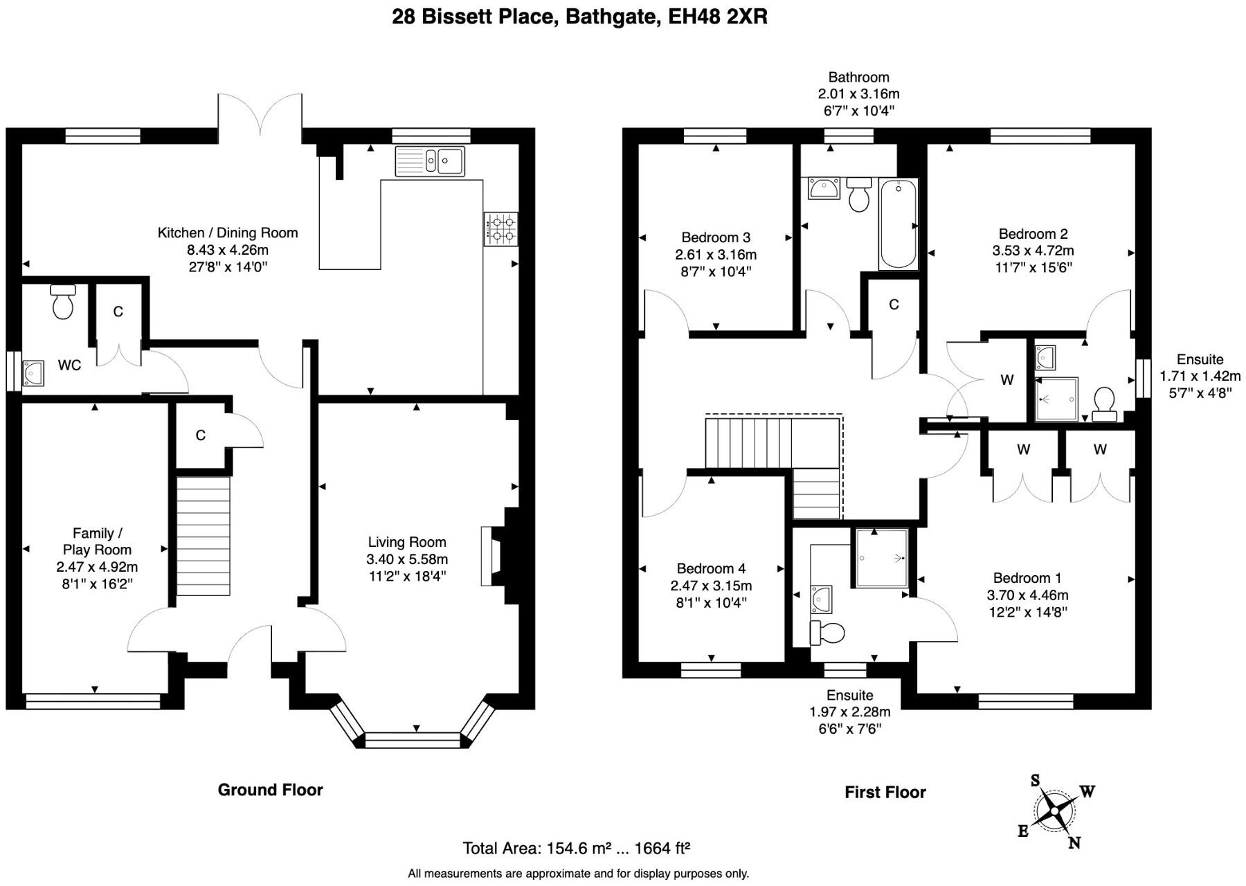 Bisset Place, Wester Inch, Bathgate, EH49 2XR floorplan