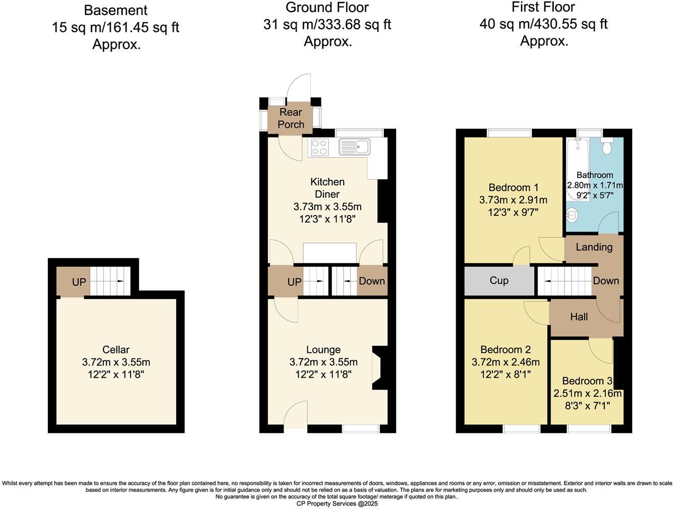 Clifton Grove, Rotherham floorplan